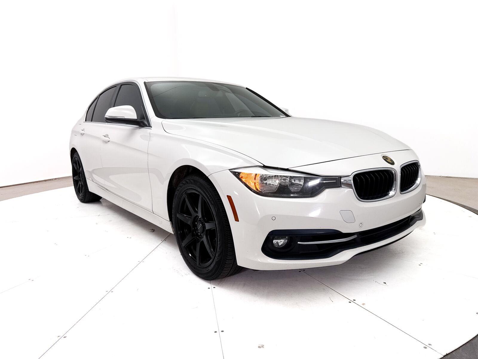 White 2017 BMW 3 Series Sedan Rear-Wheel Drive Automatic