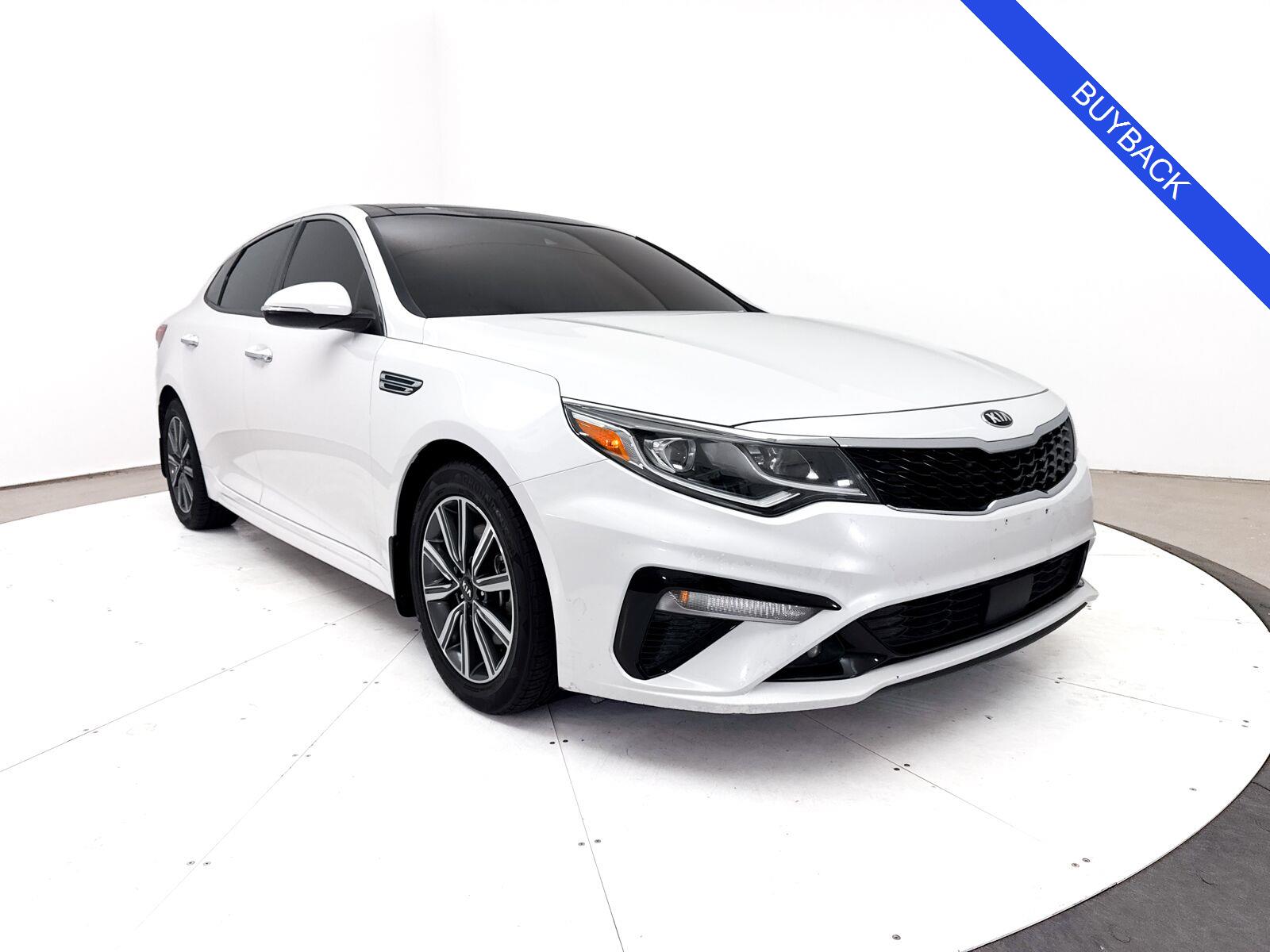 Snow White Pearl 2020 Kia Optima Sedan Front-Wheel Drive Automatic