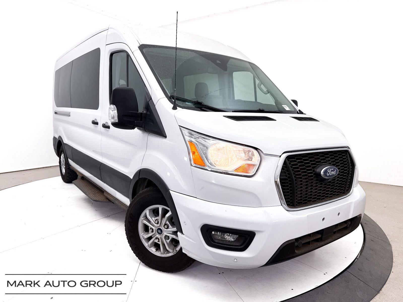  2021 Ford Transit Passenger 350 XLT Medium Roof LB RWD   