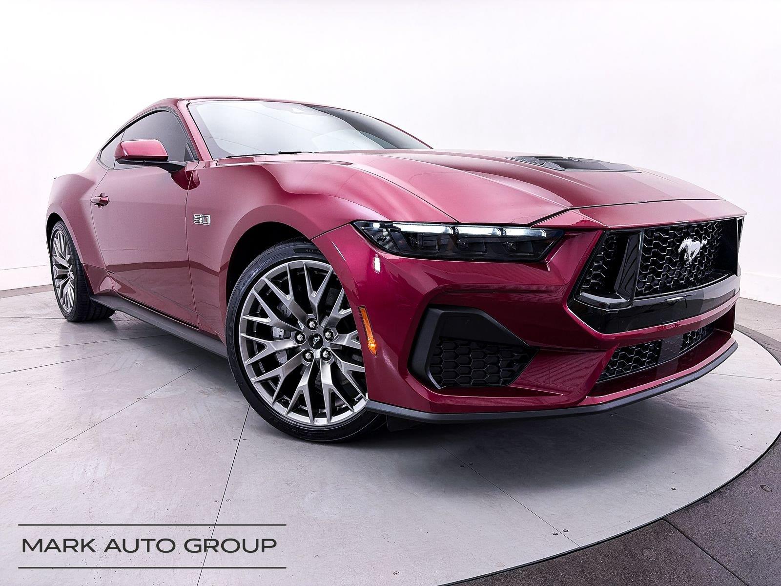 Pink (Molten Magenta Metallic Tri-coat) 2025 Ford Mustang Coupe Rear-Wheel Drive 6-Speed Manual