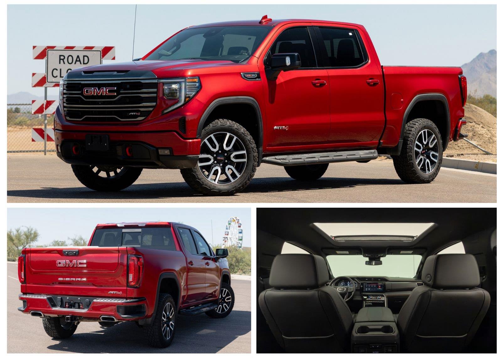 Volcanic Red Tintcoat 2023 GMC Sierra 1500 Pickup Truck Four-Wheel Drive Automatic