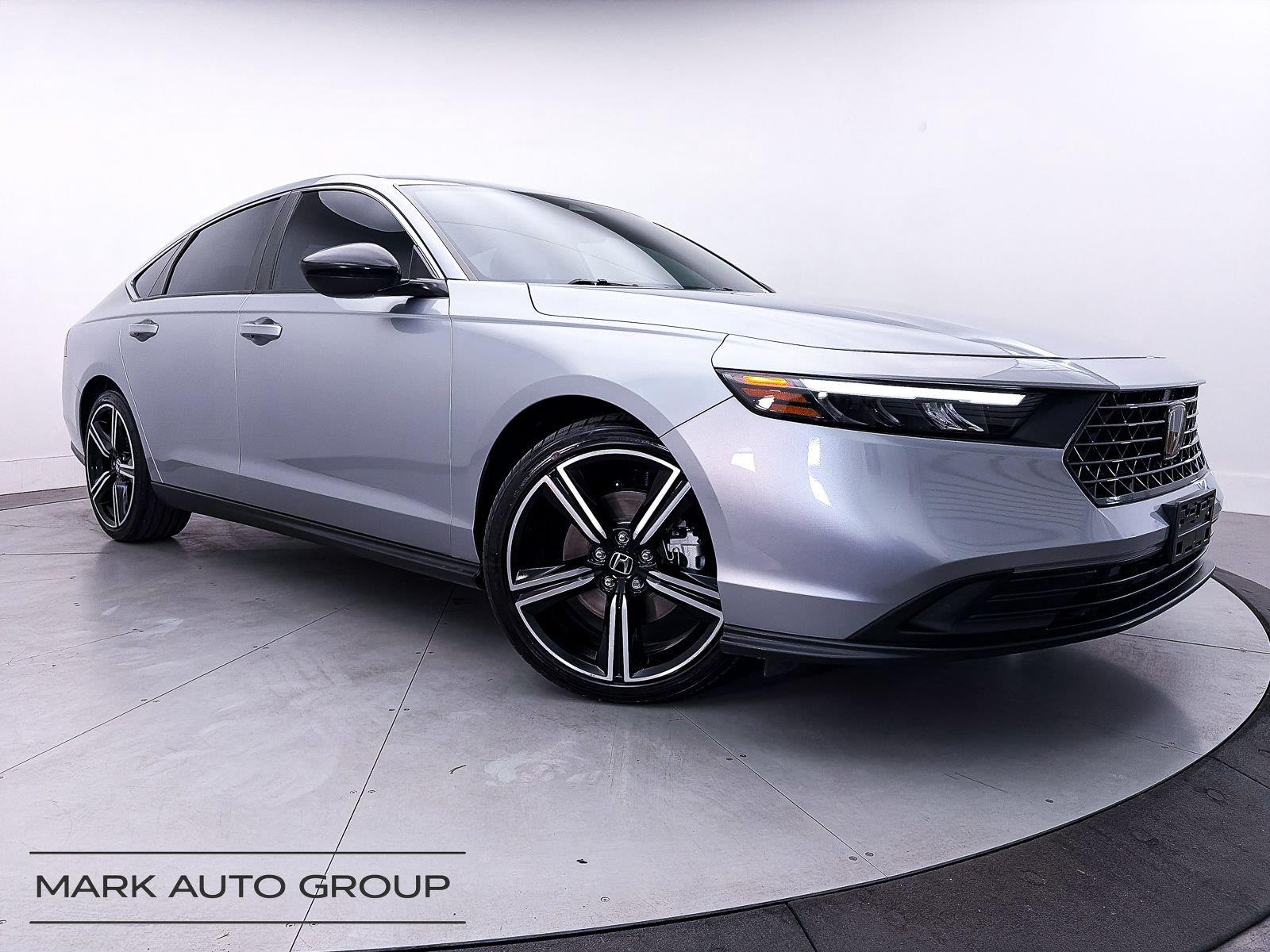 Lunar Silver Metallic 2023 Honda Accord Hybrid Sedan Front-Wheel Drive 1-Speed Dual Clutch