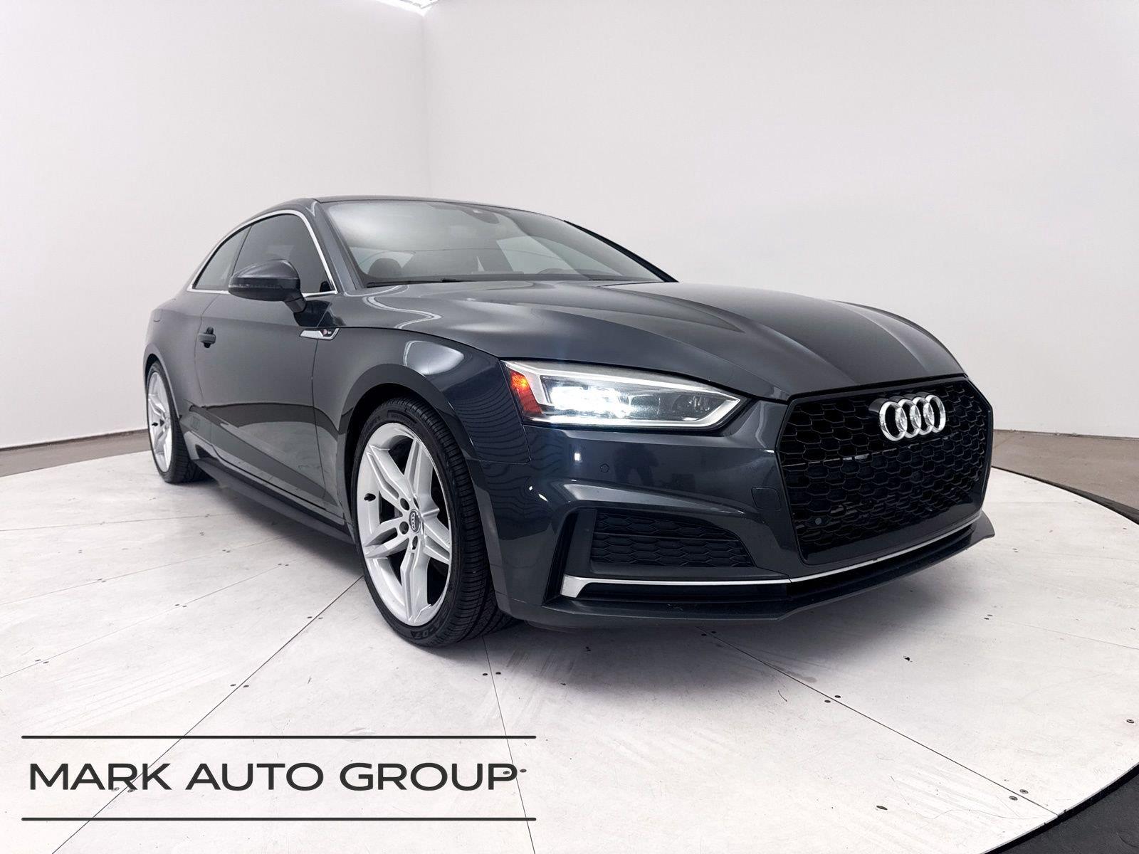 Manhattan Gray Metallic 2019 Audi A5 Coupe All-Wheel Drive Automatic