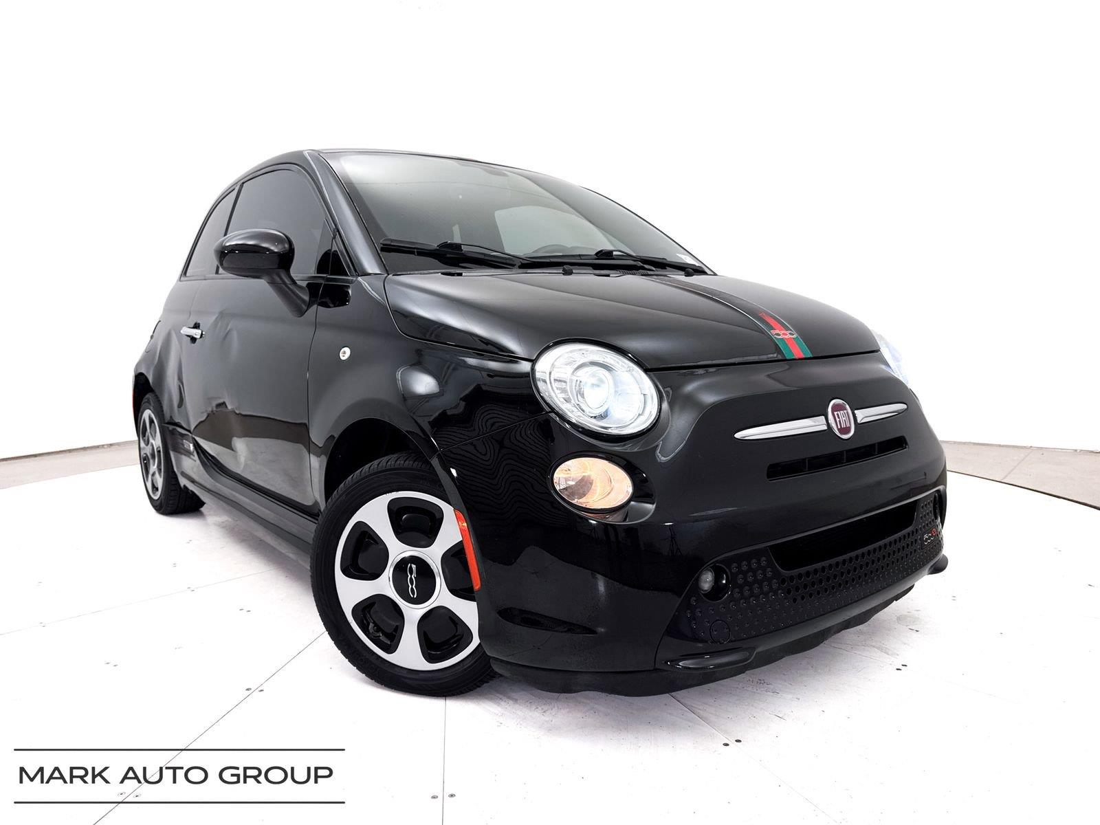 Nero Puro (Straight Black) 2017 FIAT 500e Hatchback Front-Wheel Drive Automatic