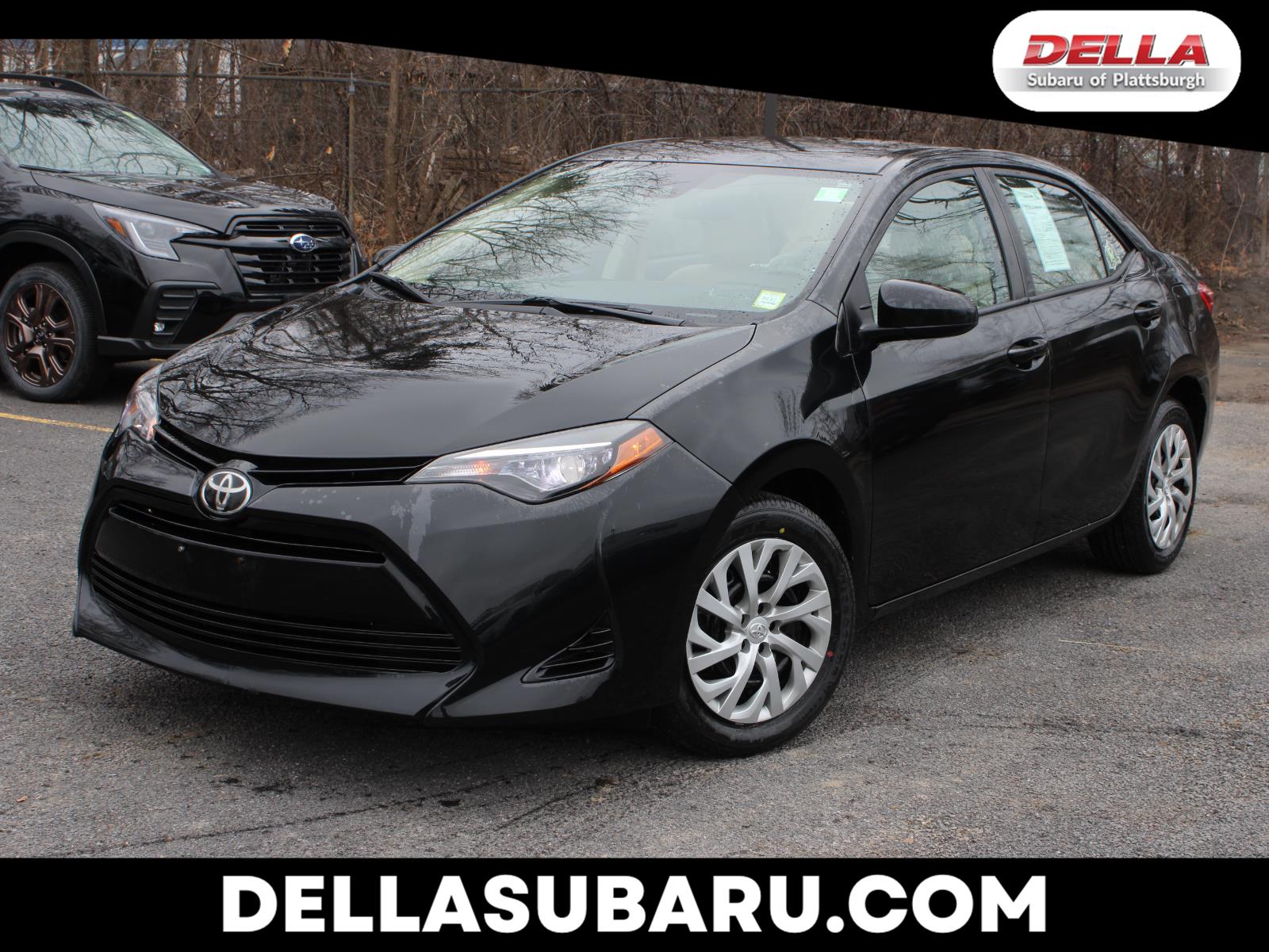 Black Sand Pearl 2017 Toyota Corolla LE Sedan Front-Wheel Drive Continuously Variable Transmission