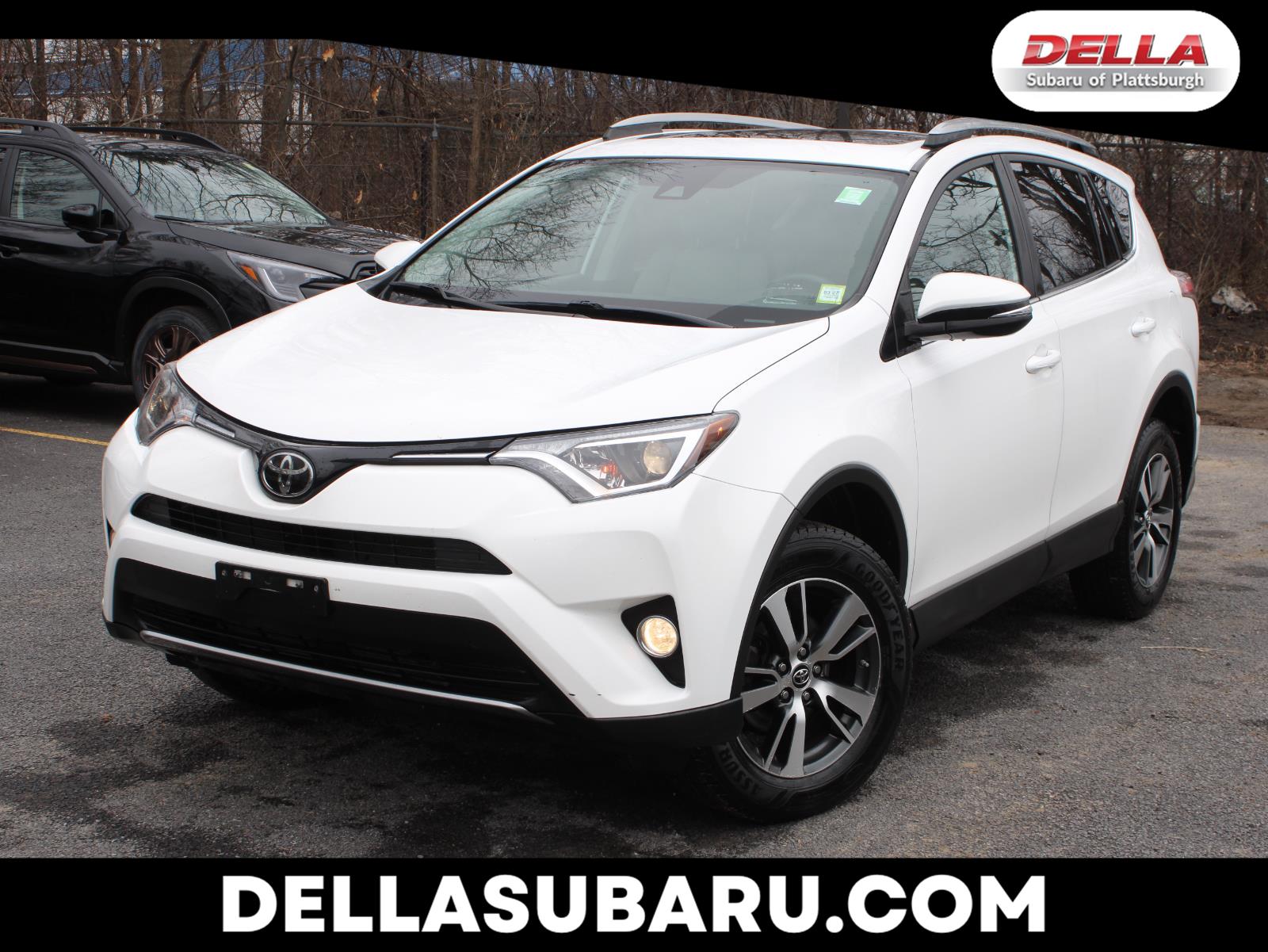 Super White 2018 Toyota RAV4 XLE AWD SUV / Crossover All-Wheel Drive Automatic