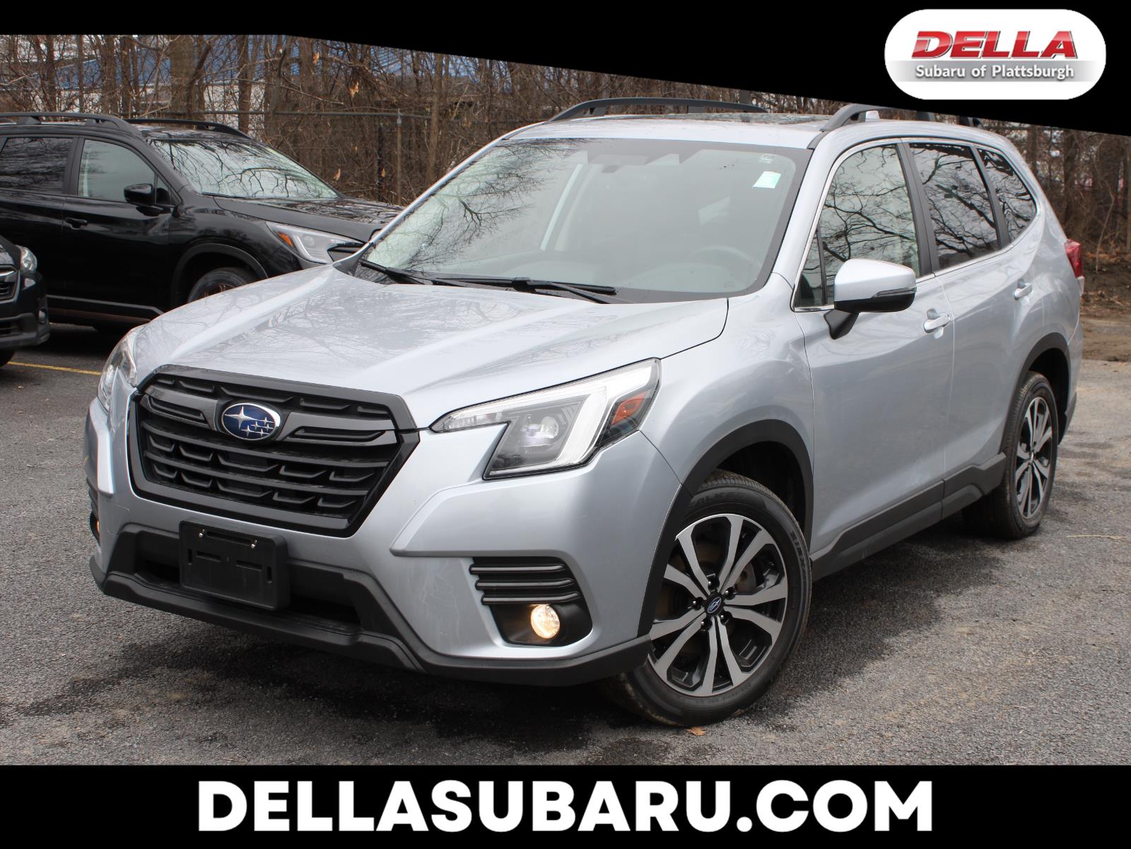 Silver 2023 Subaru Forester Limited Crossover AWD SUV / Crossover All-Wheel Drive Manual