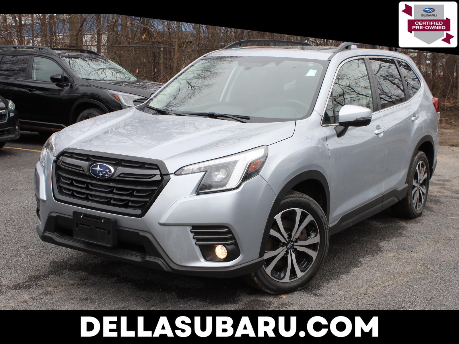 Silver 2023 Subaru Forester Limited Crossover AWD SUV / Crossover All-Wheel Drive Manual