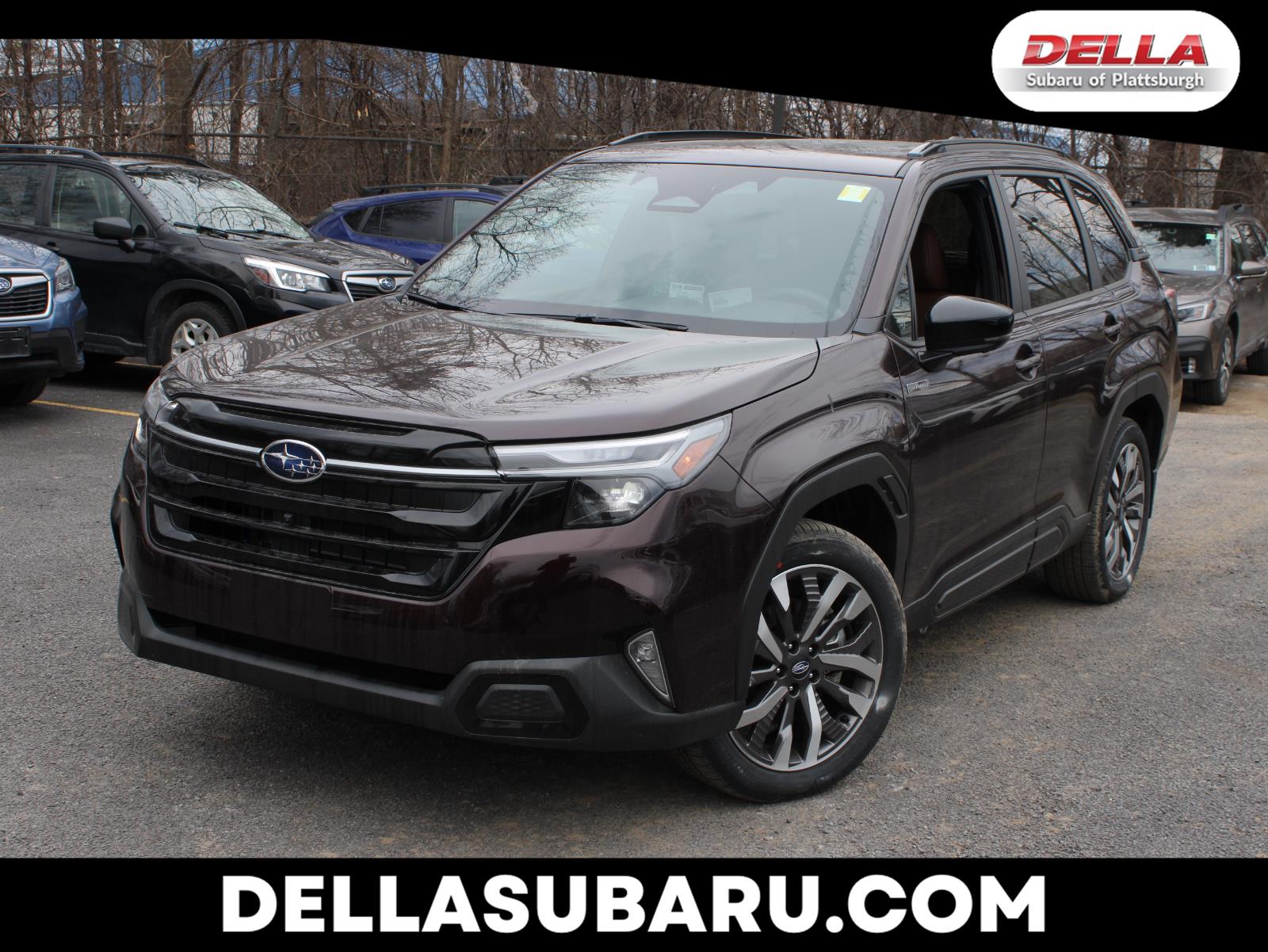 Dark Mahogany Pearl 2026 Subaru Forester Hybrid Touring AWD SUV / Crossover All-Wheel Drive Continuously Variable Transmission