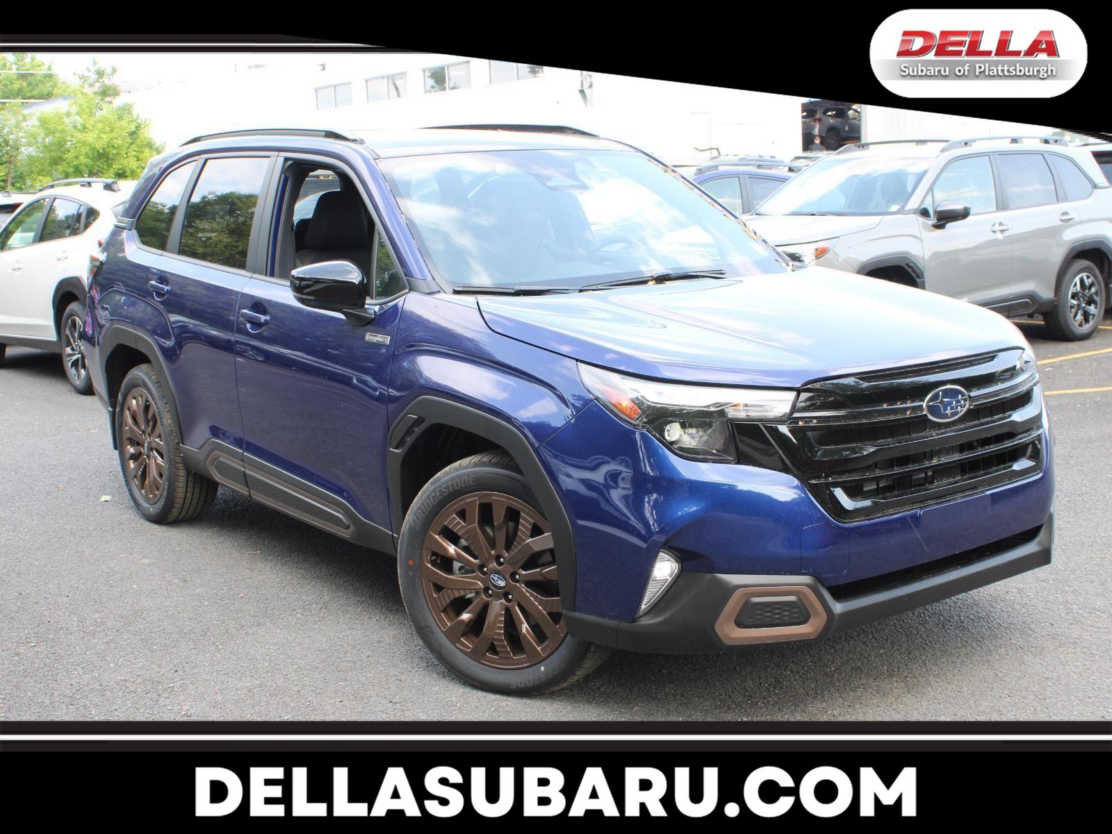 Sapphire Blue Pearl 2025 Subaru Forester Hybrid Sport AWD SUV / Crossover All-Wheel Drive Continuously Variable Transmission