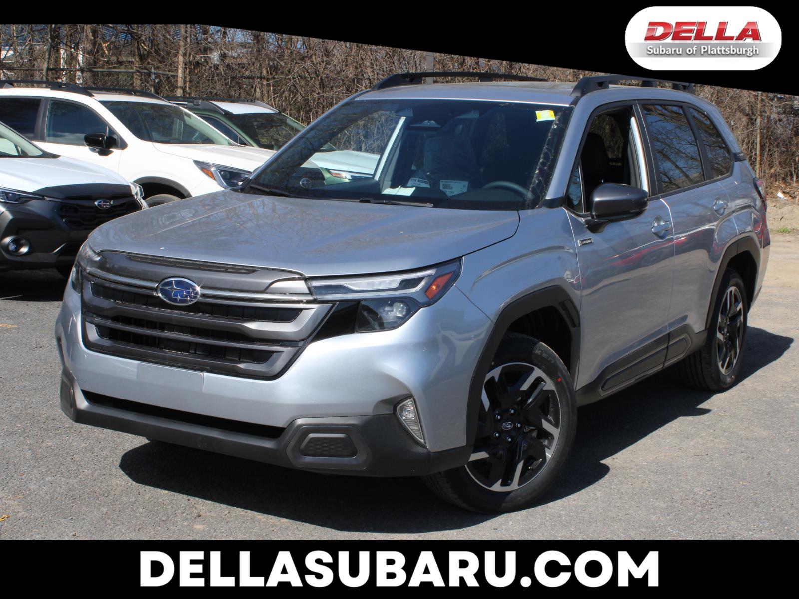 Ice Silver Metallic 2026 Subaru Forester Hybrid Limited AWD SUV / Crossover All-Wheel Drive Continuously Variable Transmission