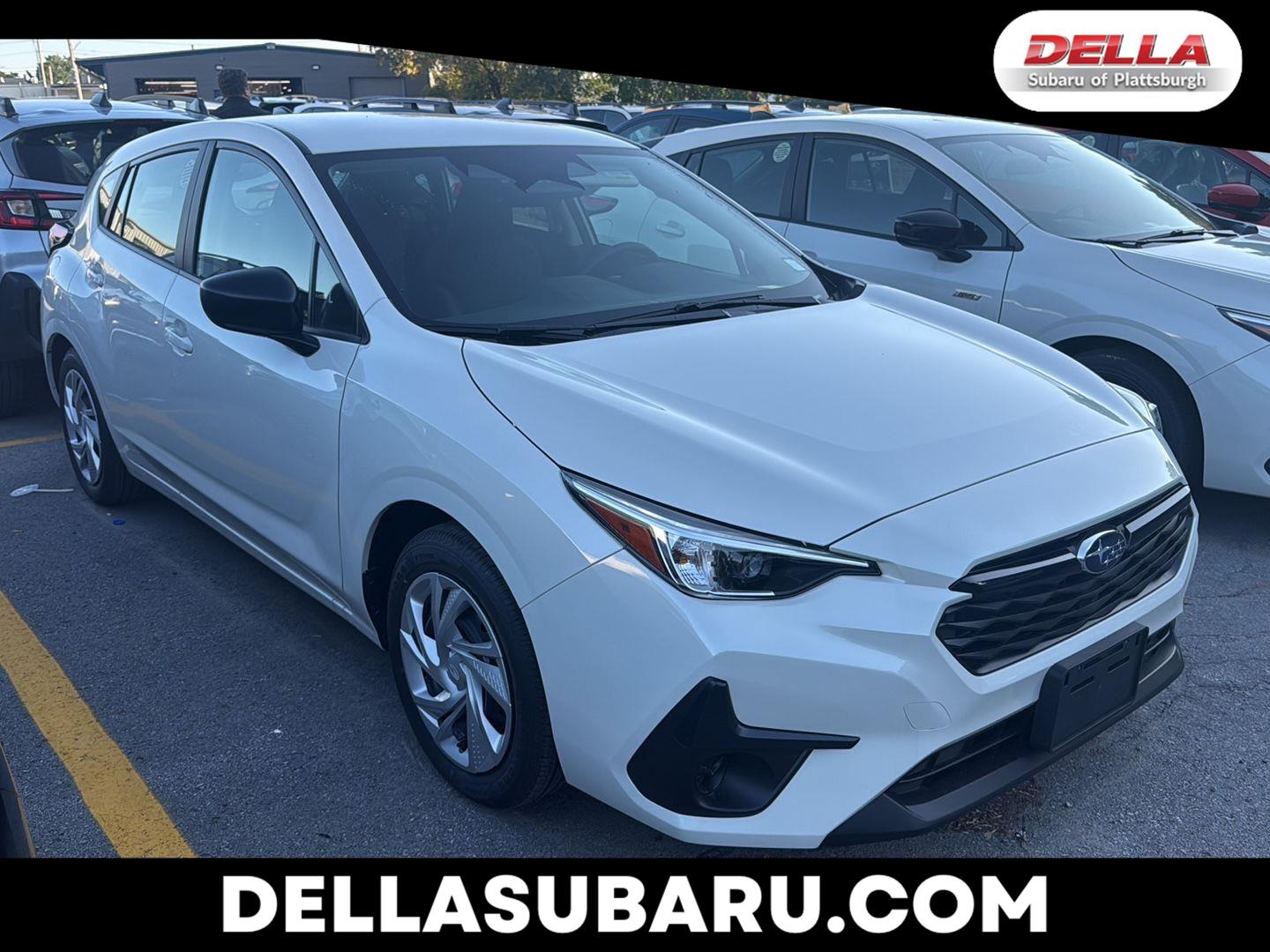Crystal White Pearl 2025 Subaru Impreza Sedan  Continuously Variable Transmission