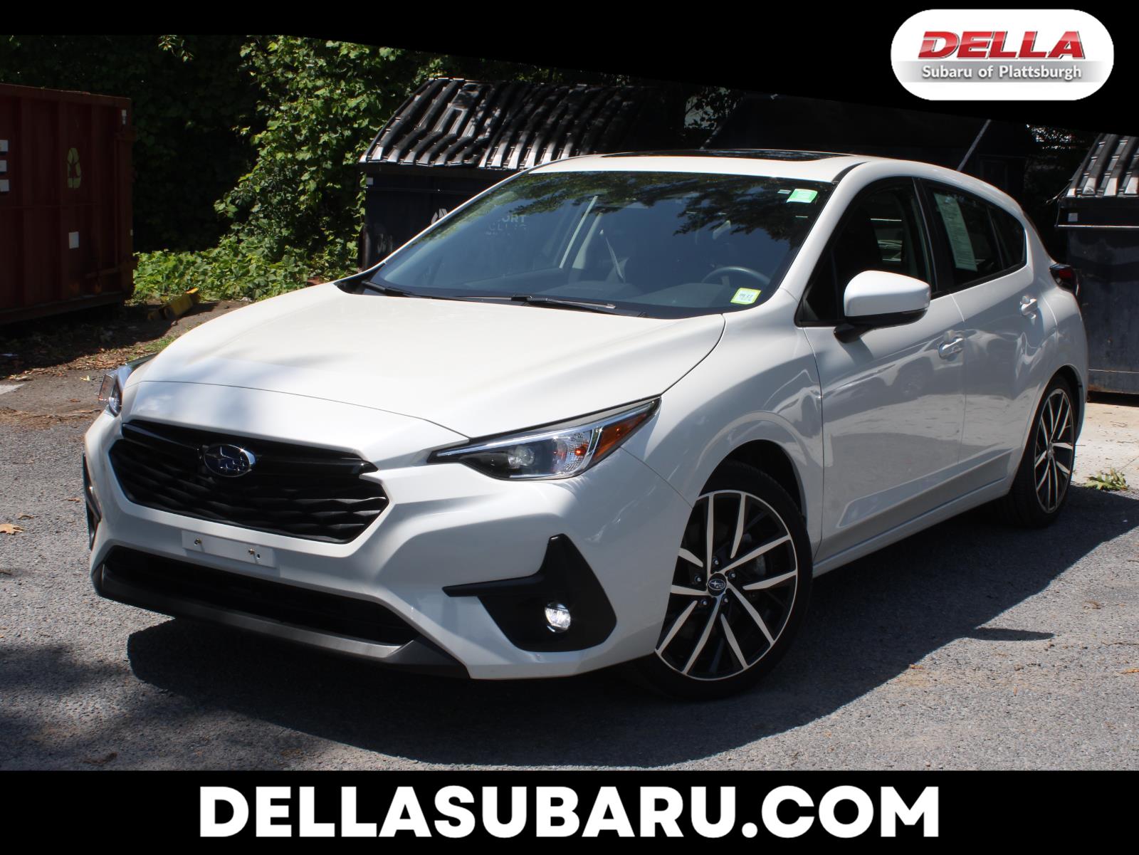 Crystal White Pearl 2025 Subaru Impreza Wagon All-Wheel Drive Continuously Variable Transmission