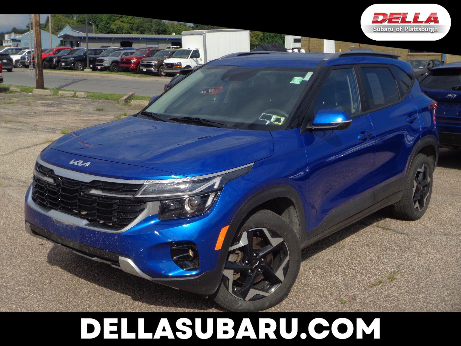 Neptune Blue 2025 Kia Seltos SUV / Crossover All-Wheel Drive Continuously Variable Transmission