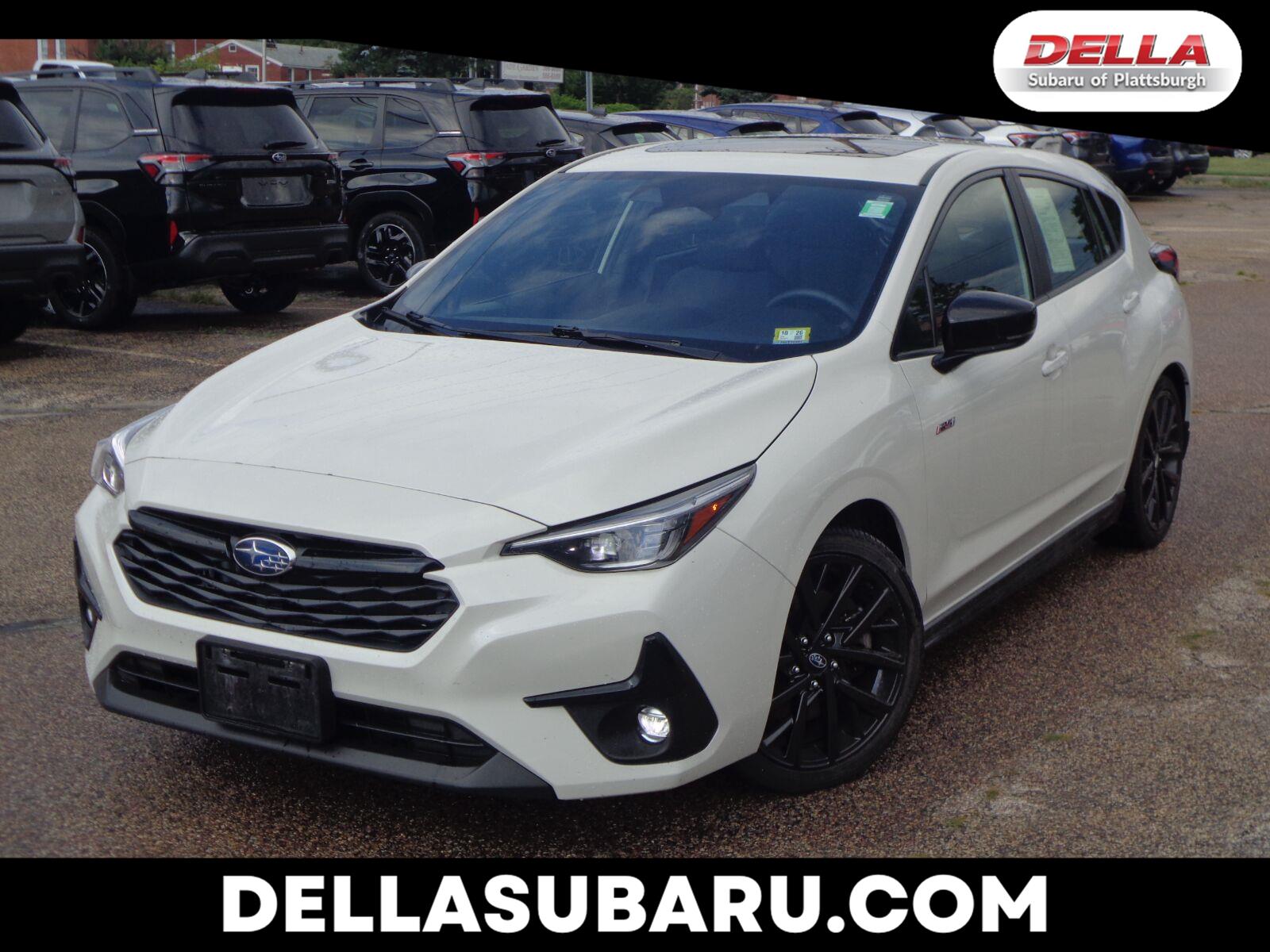 Crystal White Pearl 2024 Subaru Impreza Wagon All-Wheel Drive Continuously Variable Transmission
