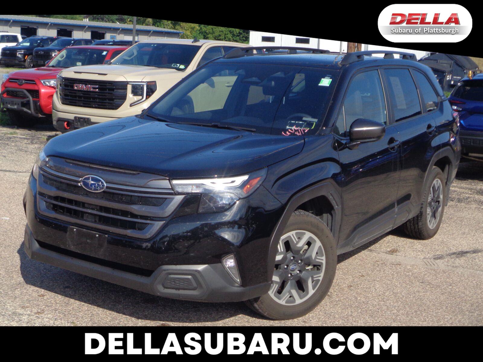 Crystal Black Silica 2025 Subaru Forester SUV / Crossover All-Wheel Drive Continuously Variable Transmission