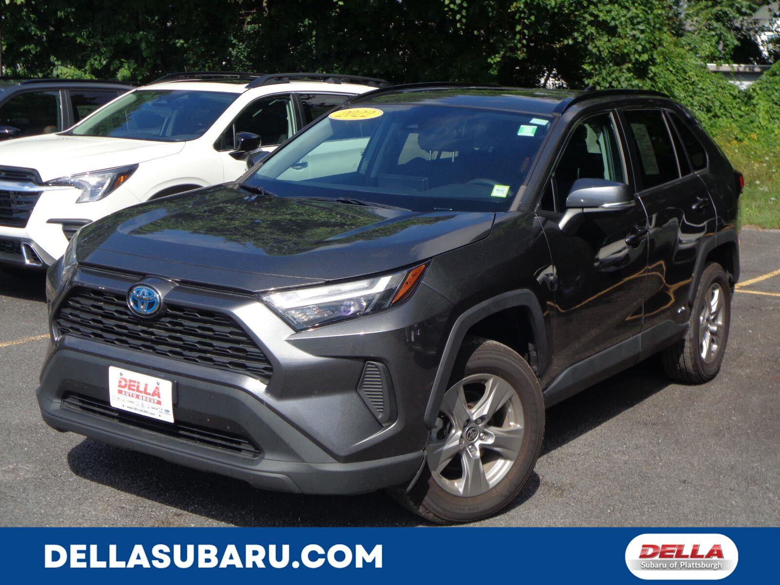 Magnetic Gray Metallic 2022 Toyota RAV4 Hybrid SUV / Crossover All-Wheel Drive Continuously Variable Transmission