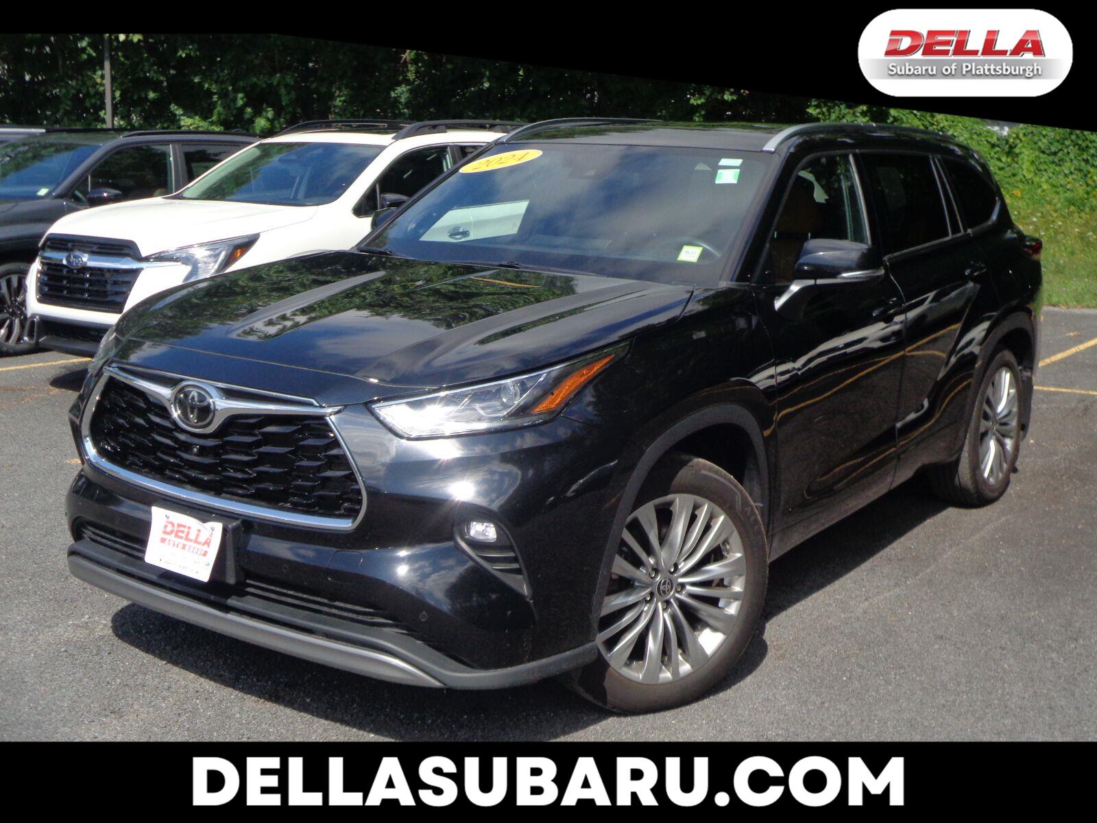 Midnight Black Metallic 2024 Toyota Highlander SUV / Crossover All-Wheel Drive Automatic