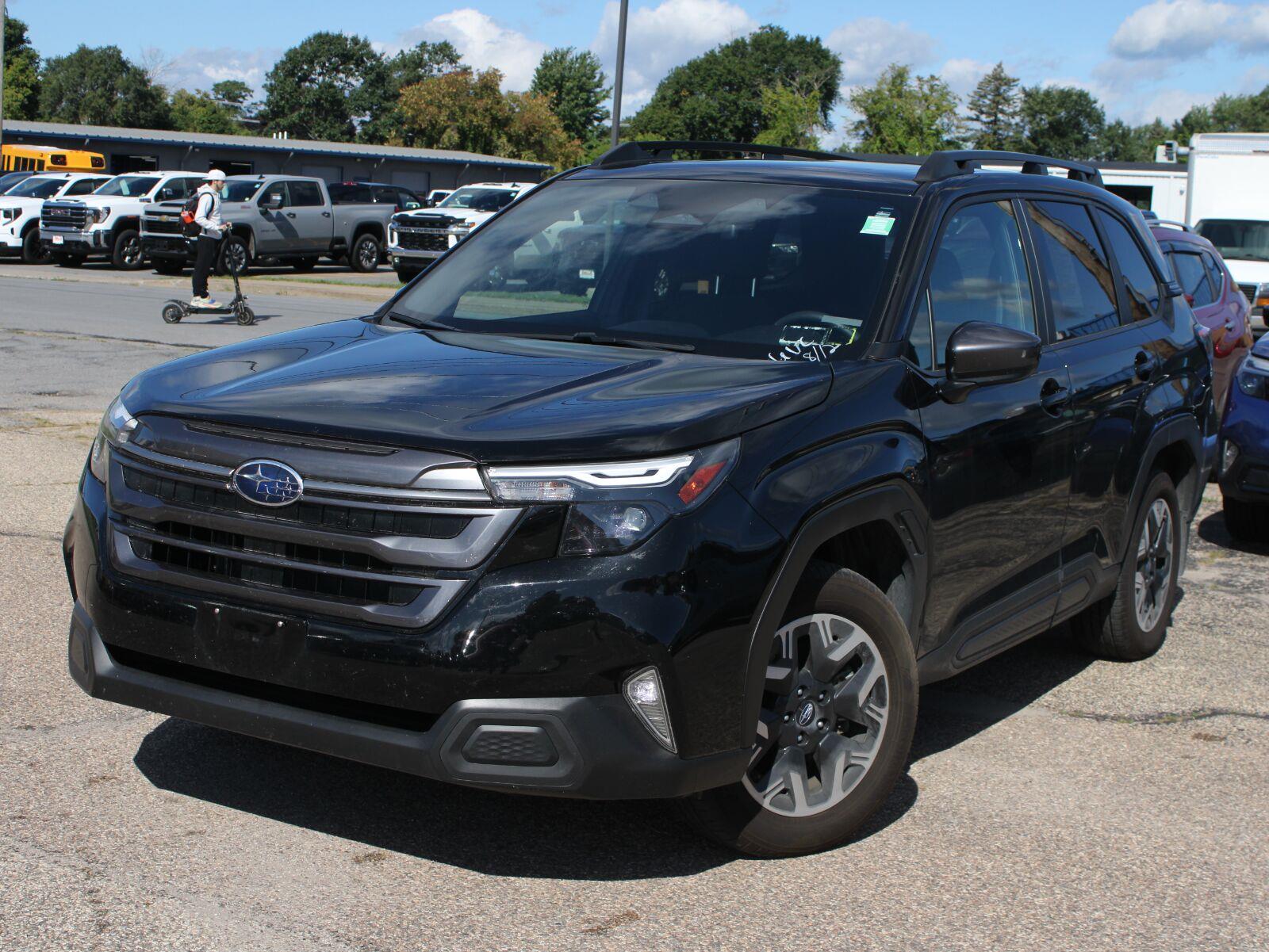 Crystal Black Silica 2025 Subaru Forester SUV / Crossover All-Wheel Drive Continuously Variable Transmission