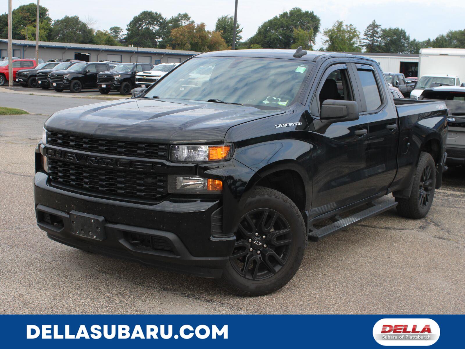 Black 2021 Chevrolet Silverado 1500 Pickup Truck Four-Wheel Drive 6-Speed Automatic