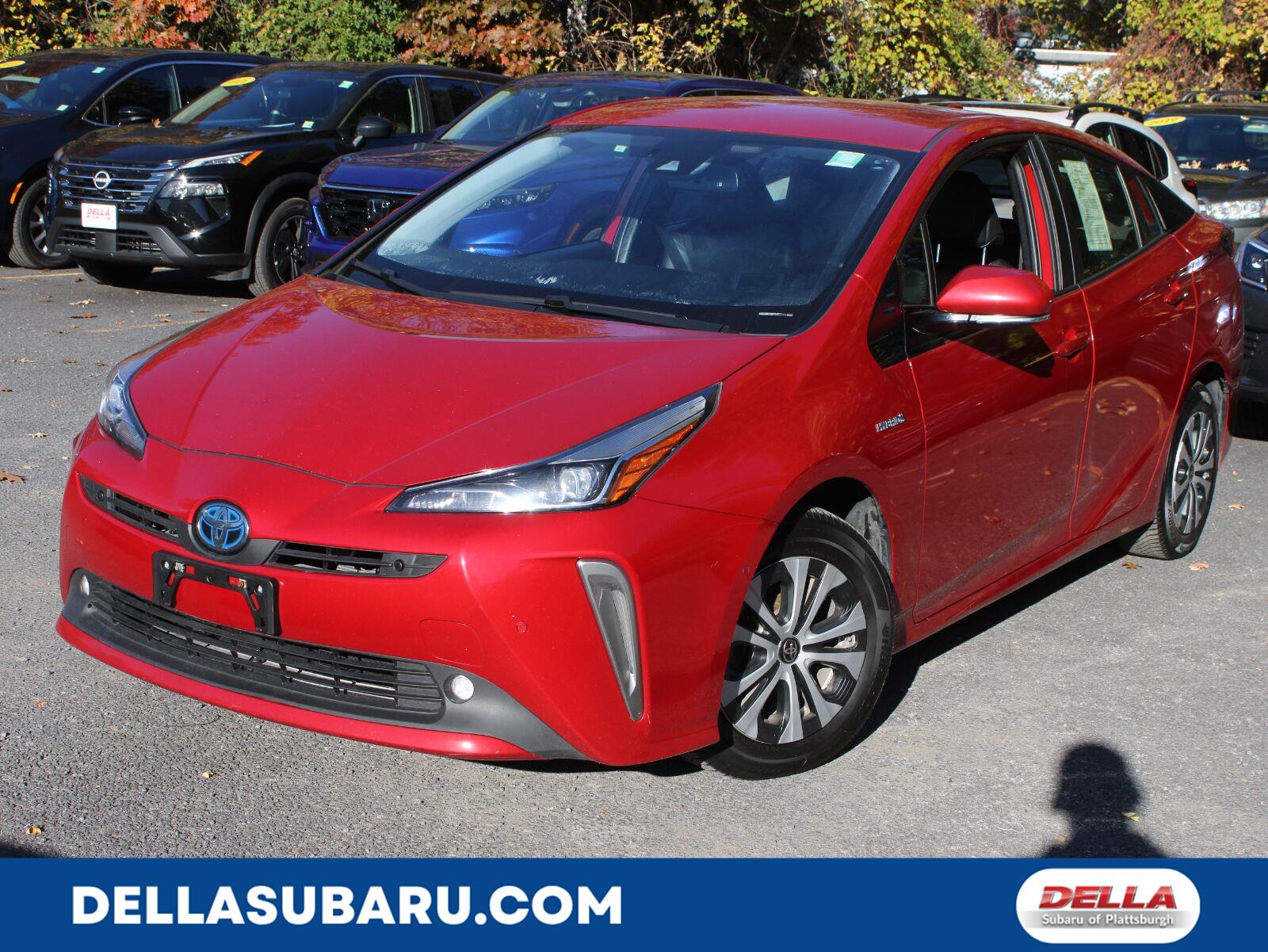 Supersonic Red 2020 Toyota Prius Hatchback All-Wheel Drive Continuously Variable Transmission