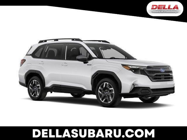Crystal White Pearl 2026 Subaru Forester Hybrid Premium AWD SUV / Crossover All-Wheel Drive Continuously Variable Transmission