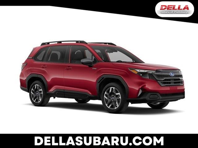 Crimson Red Pearl 2026 Subaru Forester Hybrid Premium AWD SUV / Crossover All-Wheel Drive Continuously Variable Transmission