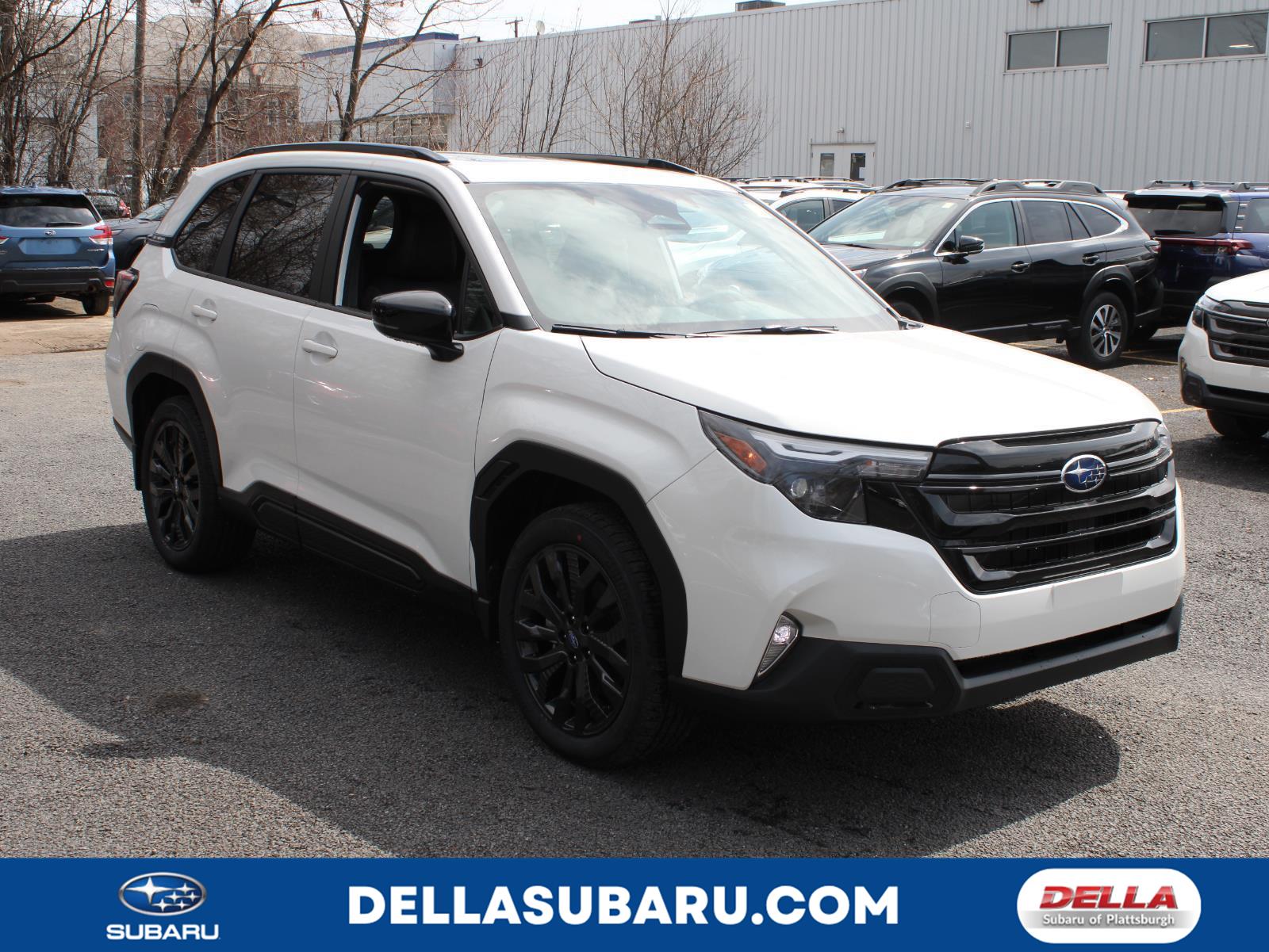 Crystal White Pearl 2026 Subaru Forester SUV / Crossover All-Wheel Drive Continuously Variable Transmission