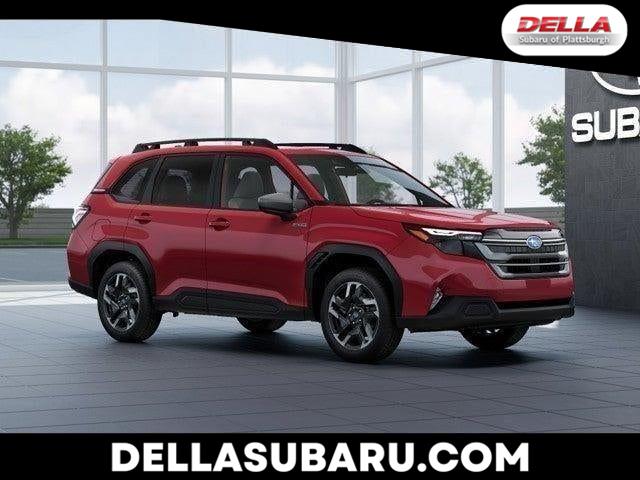 Crimson Red Pearl 2026 Subaru Forester Hybrid Premium AWD SUV / Crossover All-Wheel Drive Continuously Variable Transmission