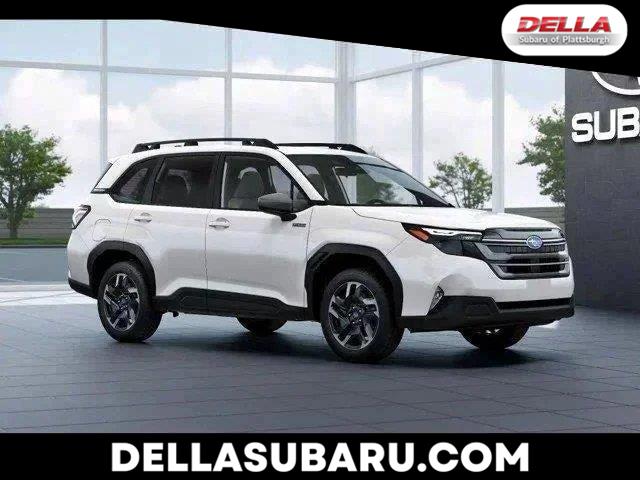 Crystal White Pearl 2026 Subaru Forester Hybrid SUV / Crossover All-Wheel Drive Continuously Variable Transmission