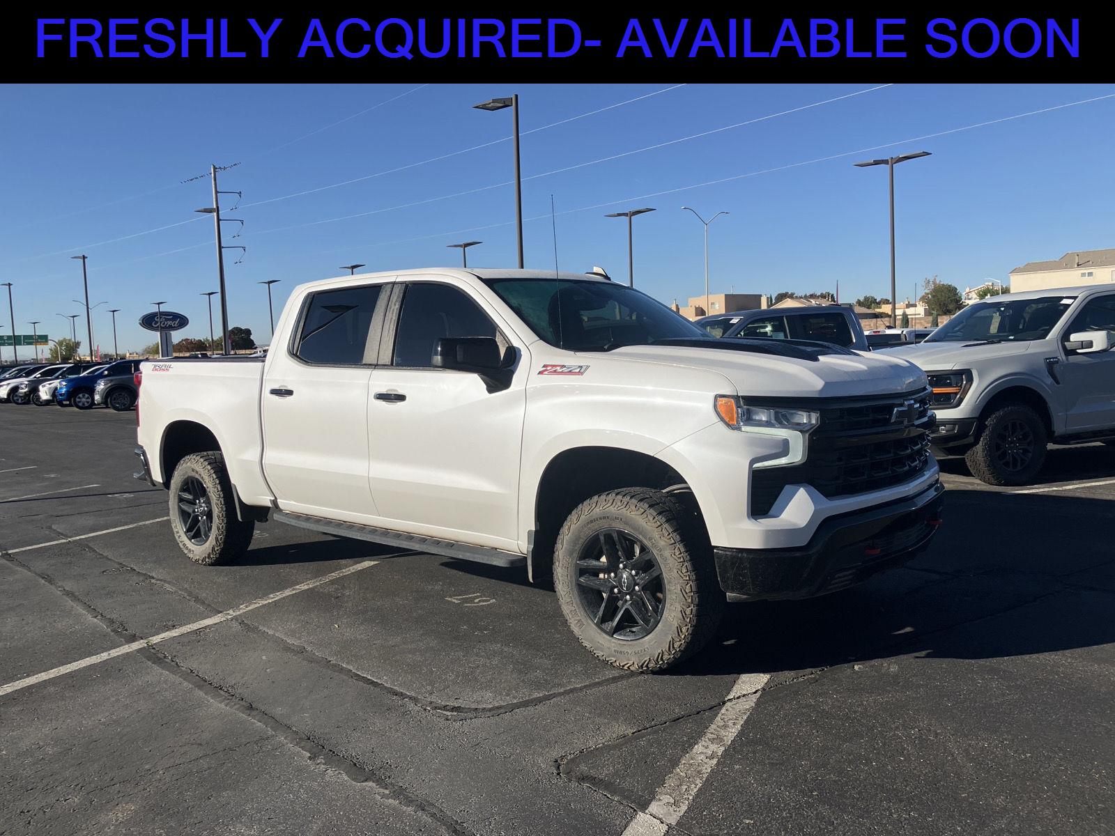 White 2024 Chevrolet Silverado 1500 Pickup Truck Four-Wheel Drive