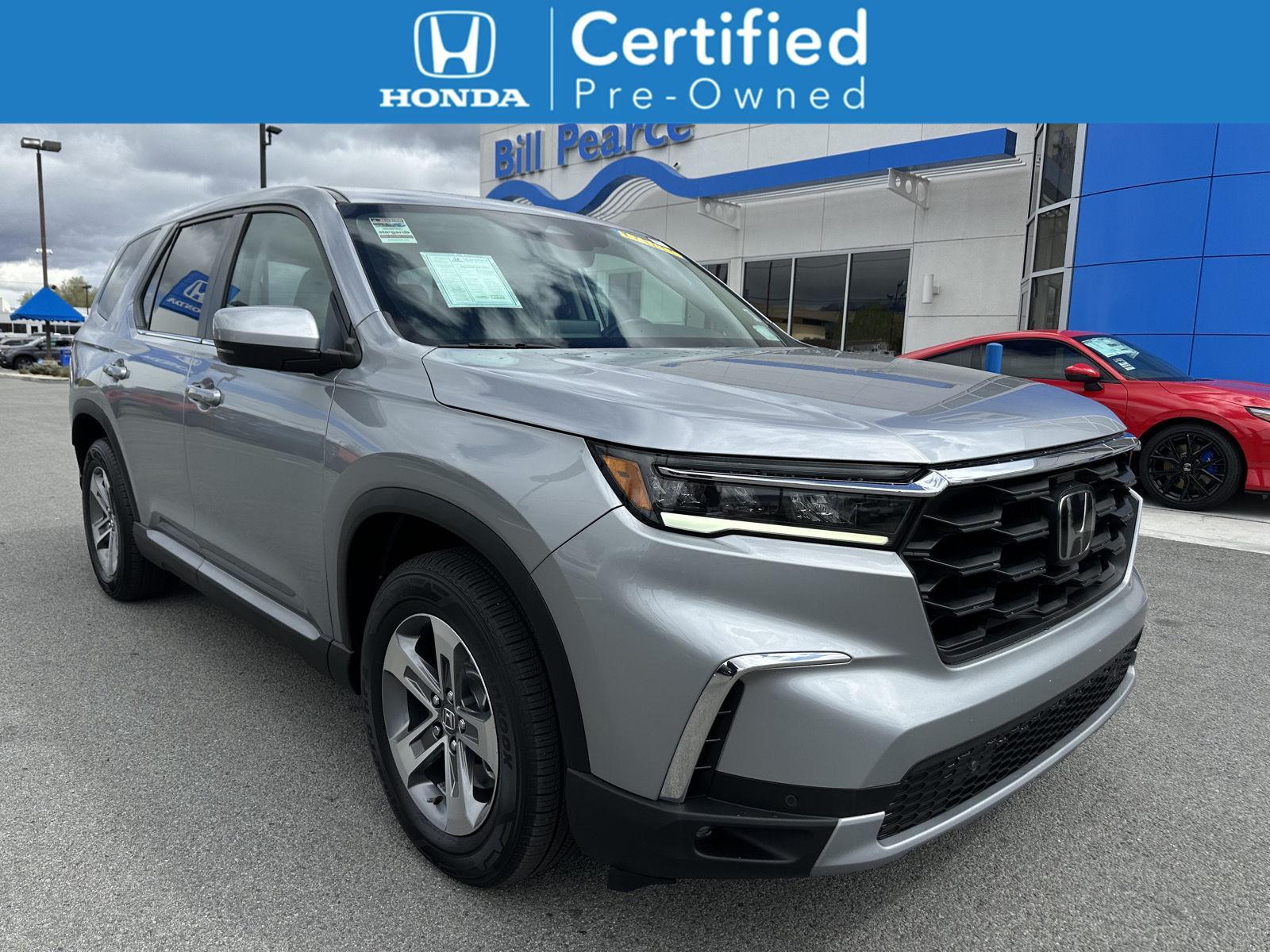 Lunar Silver Metallic 2023 Honda Pilot EX-L AWD SUV / Crossover All-Wheel Drive Automatic