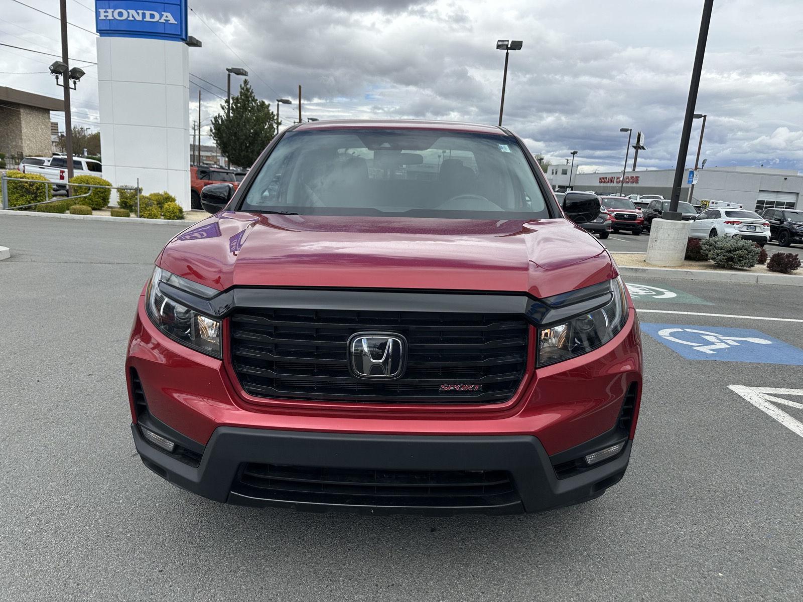 Radiant Red Metallic 2021 Honda Ridgeline Sport AWD Pickup Truck All-Wheel Drive Automatic