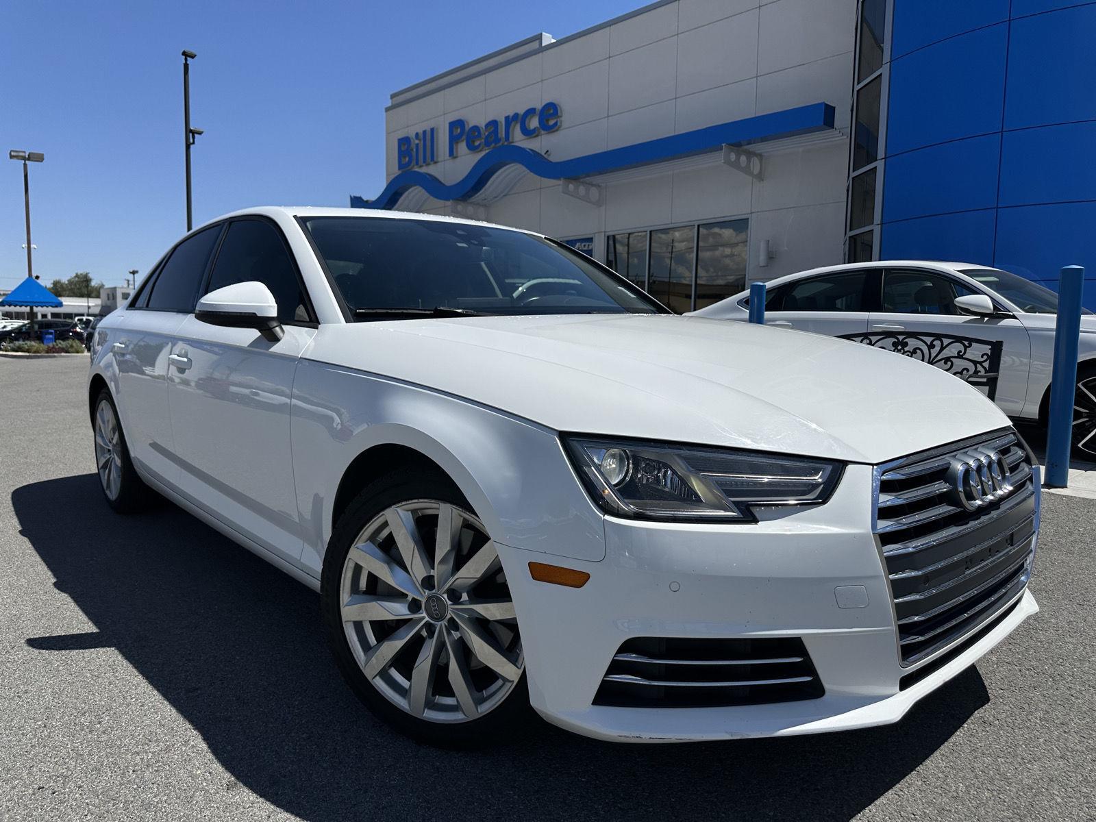 Glacier White Metallic 2017 Audi A4 Sedan All-Wheel Drive Automatic