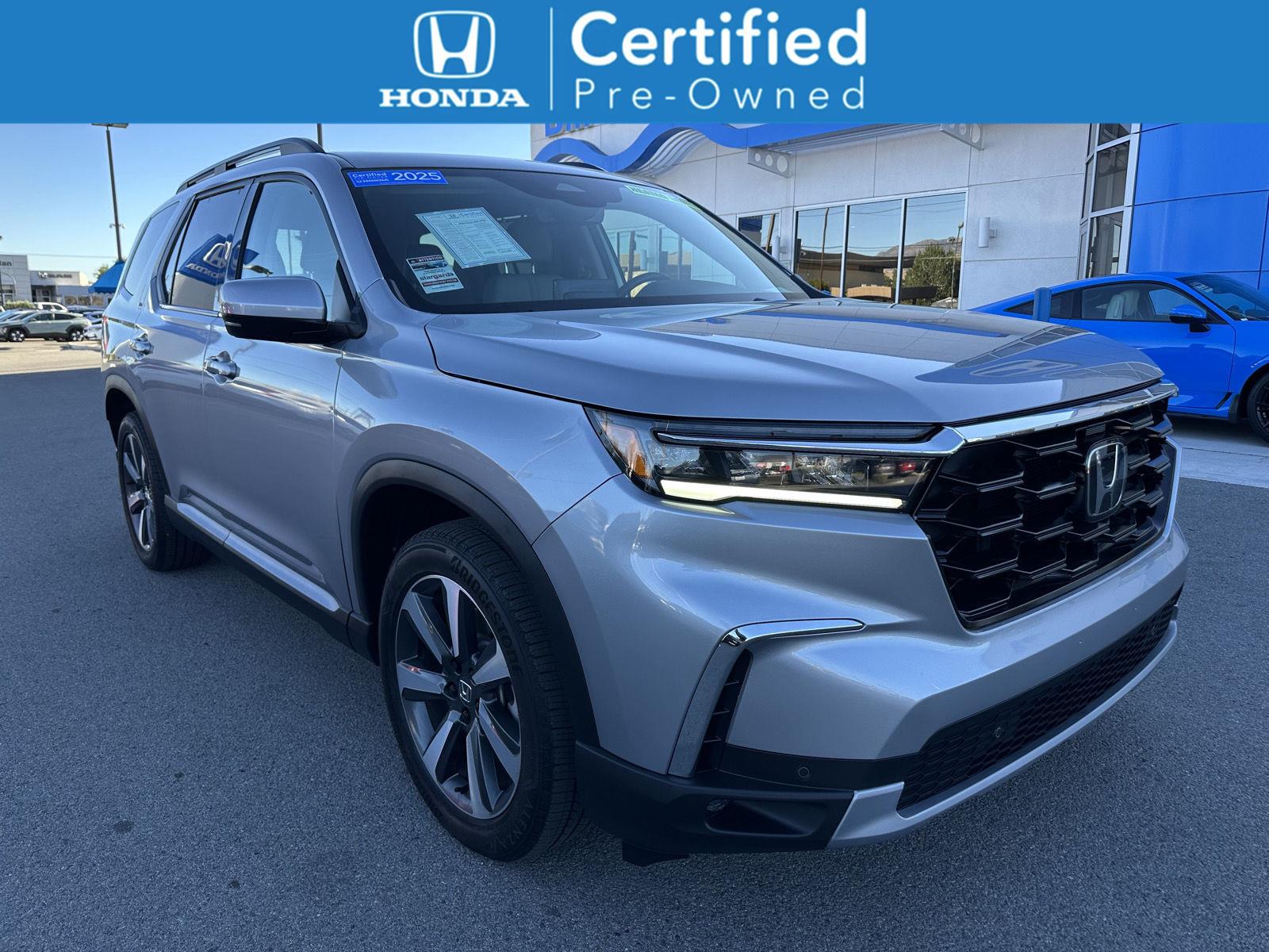 Lunar Silver Metallic 2025 Honda Pilot SUV / Crossover All-Wheel Drive Automatic