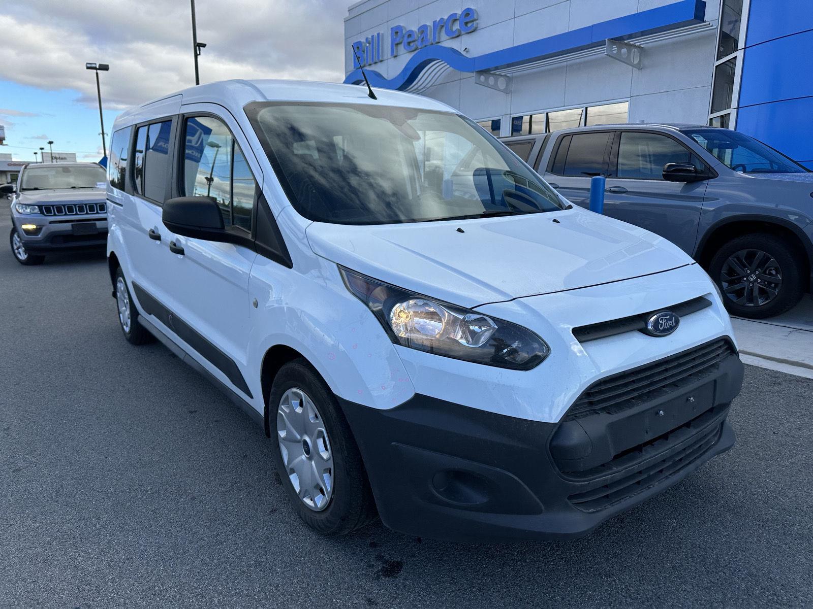Frozen White 2017 Ford Transit Connect Van Front-Wheel Drive 6-Speed Automatic