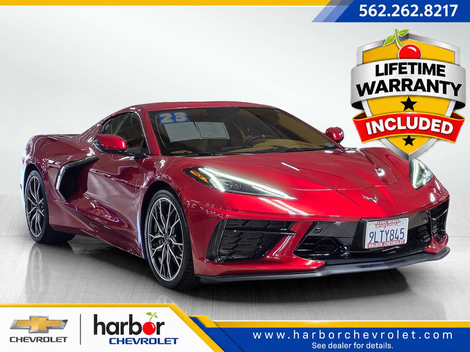 Red Mist Metallic Tintcoat 2023 Chevrolet Corvette Coupe Rear-Wheel Drive 8-Speed Dual Clutch