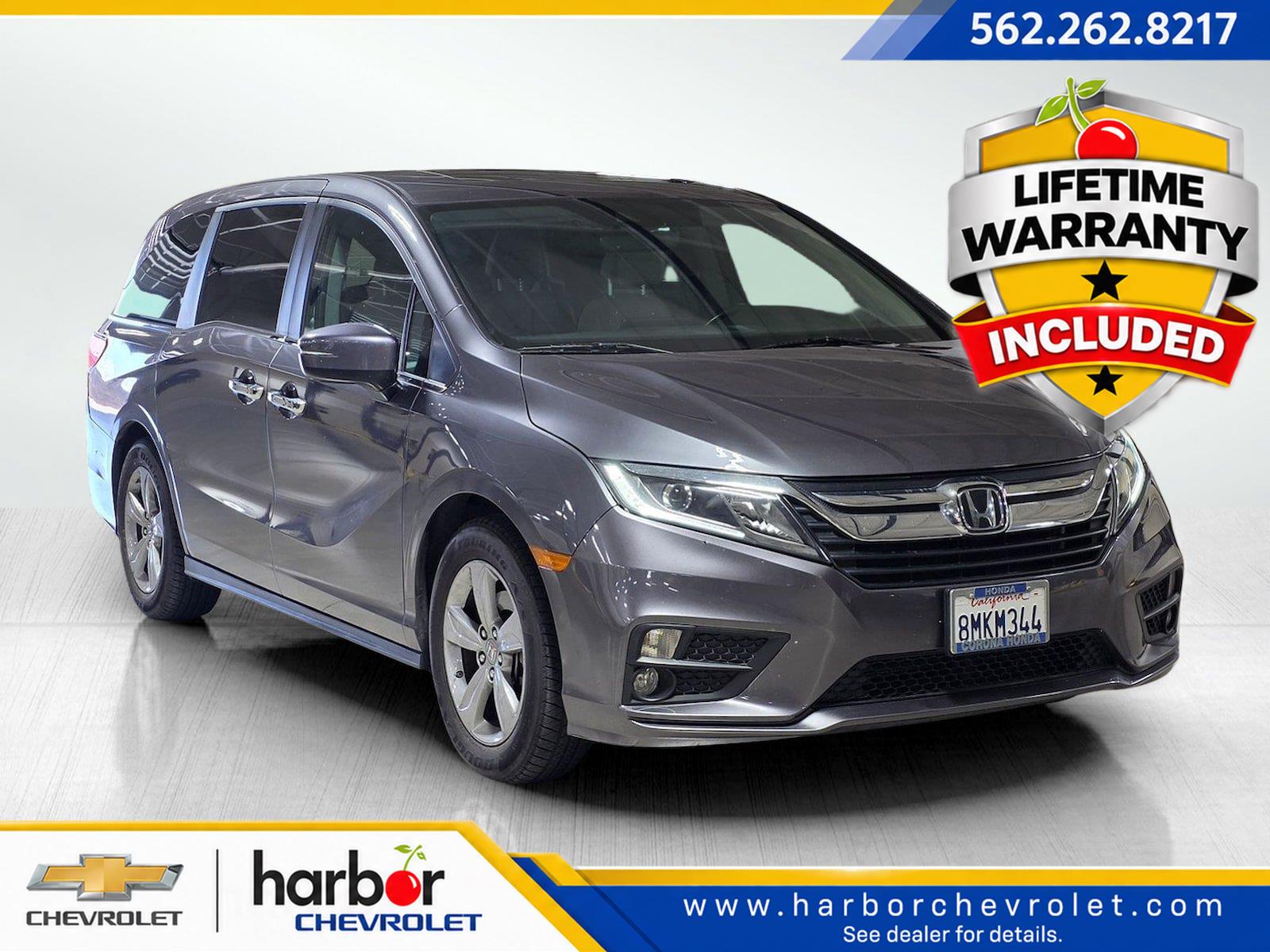 Gray (Modern Steel Metallic) 2019 Honda Odyssey Minivan Front-Wheel Drive Automatic