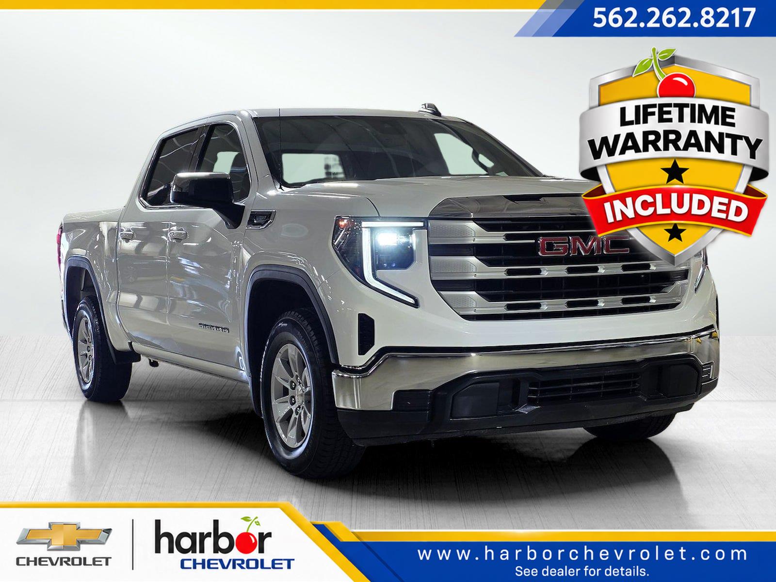 Summit White 2024 GMC Sierra 1500 Pickup Truck 4X2 8-Speed Automatic
