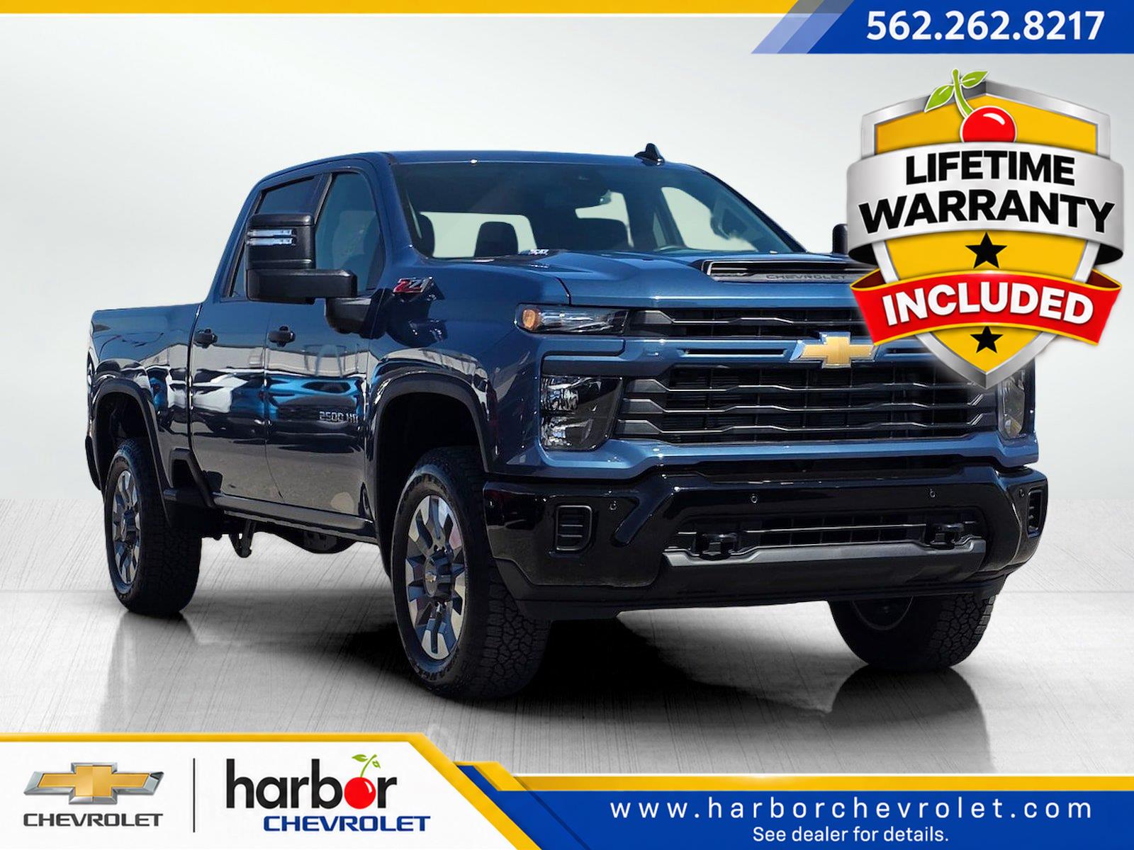 Lakeshore Blue Metallic 2026 Chevrolet Silverado 2500HD Pickup Truck Four-Wheel Drive Automatic