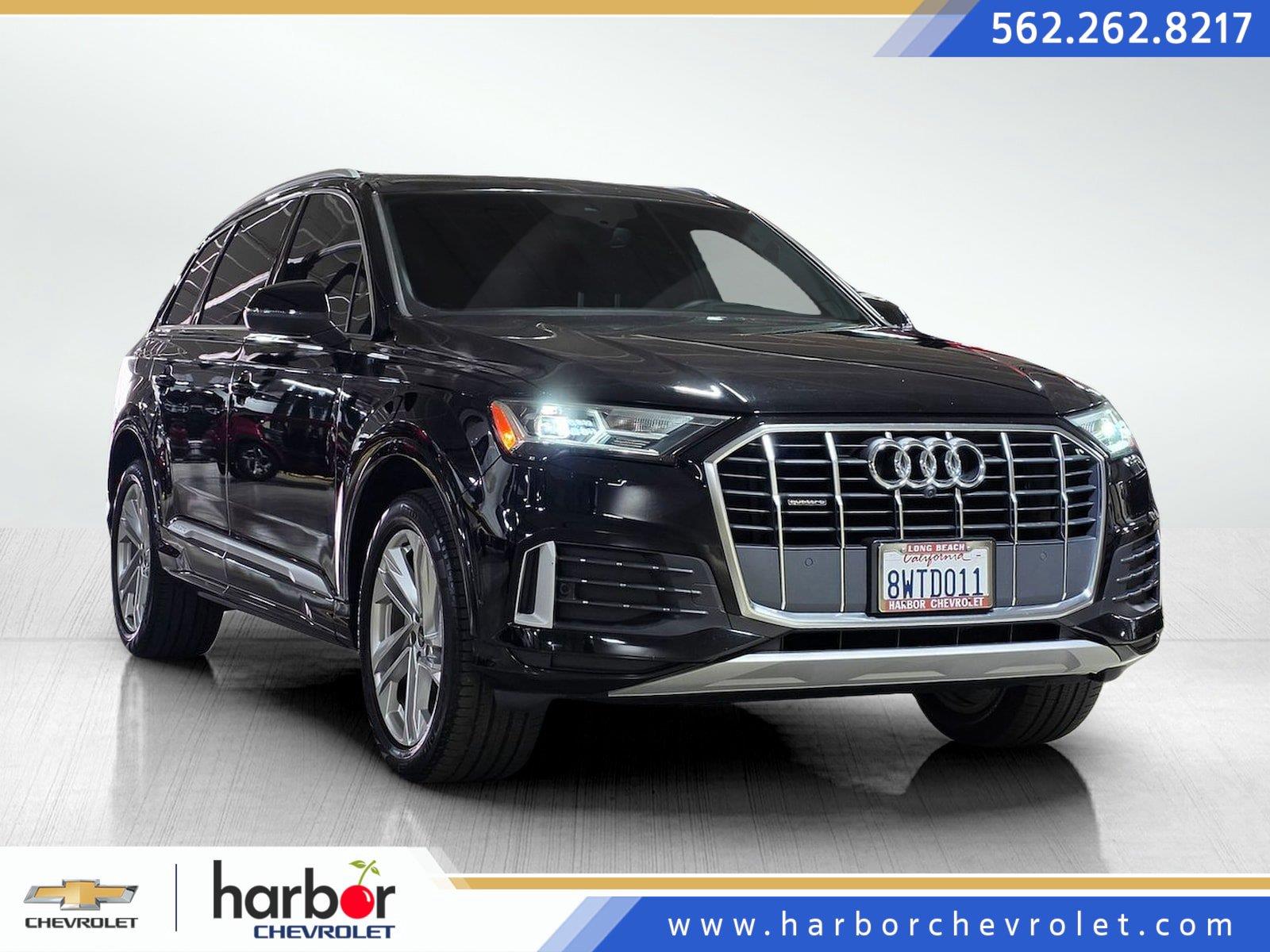 Night Black 2021 Audi Q7 SUV / Crossover All-Wheel Drive Automatic