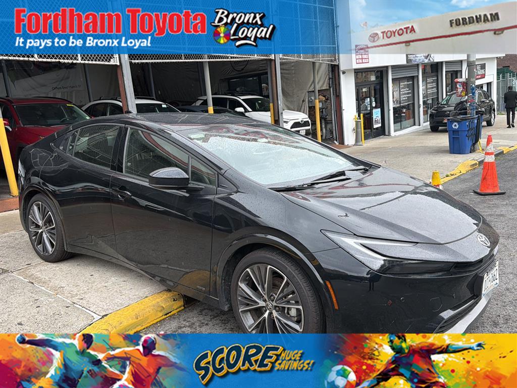 Midnight Black Metallic 2024 Toyota Prius Hatchback All-Wheel Drive Continuously Variable Transmission