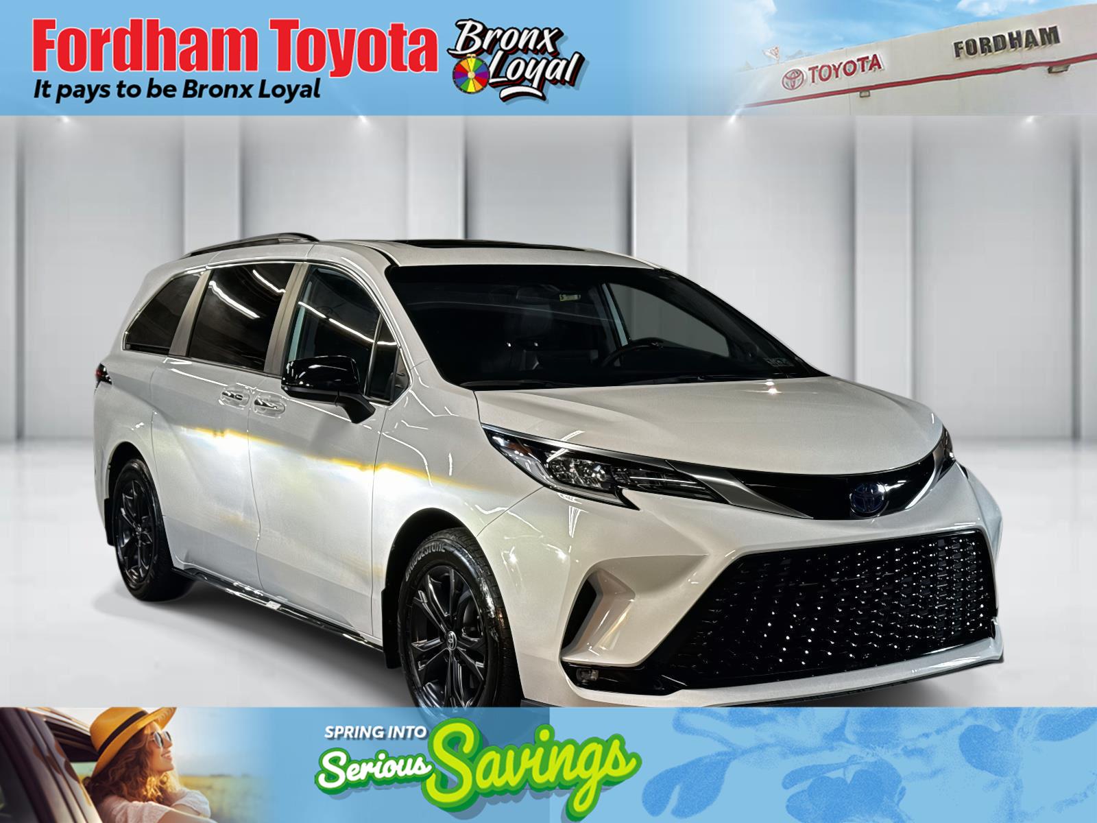 Ice Cap 2024 Toyota Sienna XSE 7-Passenger AWD Minivan All-Wheel Drive Continuously Variable Transmission