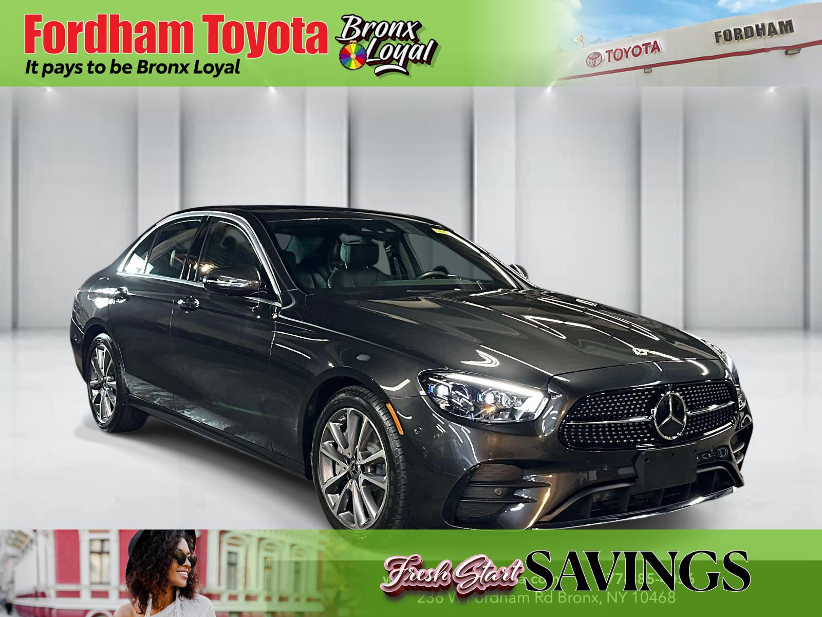 Gray (Graphite Grey Metallic) 2022 Mercedes-Benz E-Class E 450 4MATIC Sedan AWD Sedan All-Wheel Drive Automatic