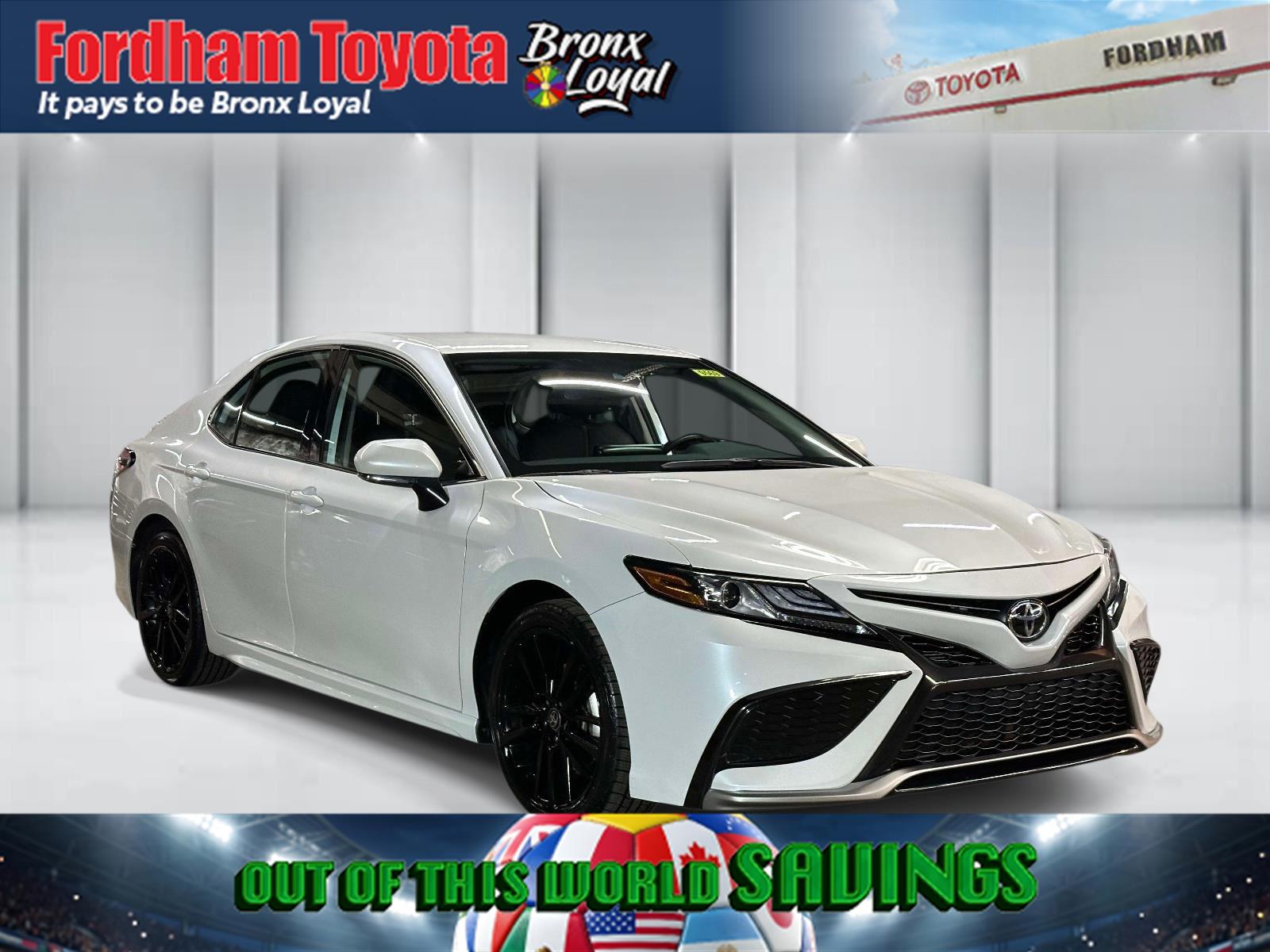 White 2024 Toyota Camry Sedan Front-Wheel Drive Automatic