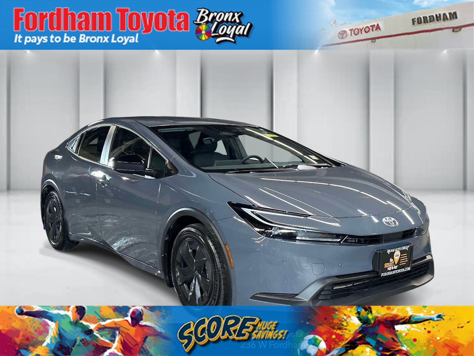 Guardian Gray 2024 Toyota Prius LE AWD Hatchback All-Wheel Drive Continuously Variable Transmission