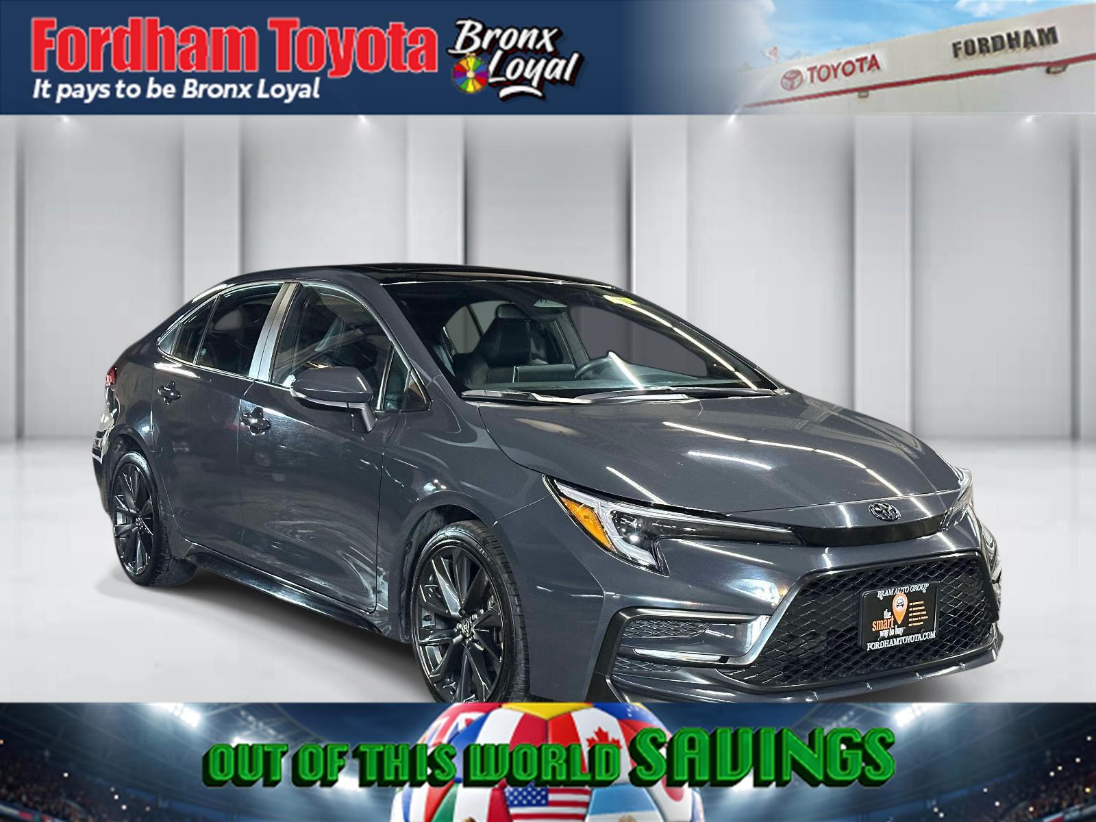 Midnight Black Metallic 2023 Toyota Corolla Sedan Front-Wheel Drive Continuously Variable Transmission