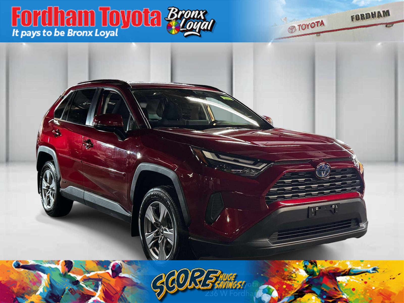 Red (Ruby Flare Pearl) 2024 Toyota RAV4 Hybrid LE AWD SUV / Crossover All-Wheel Drive Continuously Variable Transmission