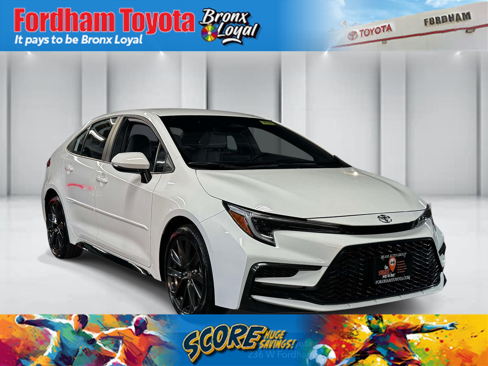 Ice Cap 2024 Toyota Corolla SE FWD Sedan Front-Wheel Drive Continuously Variable Transmission