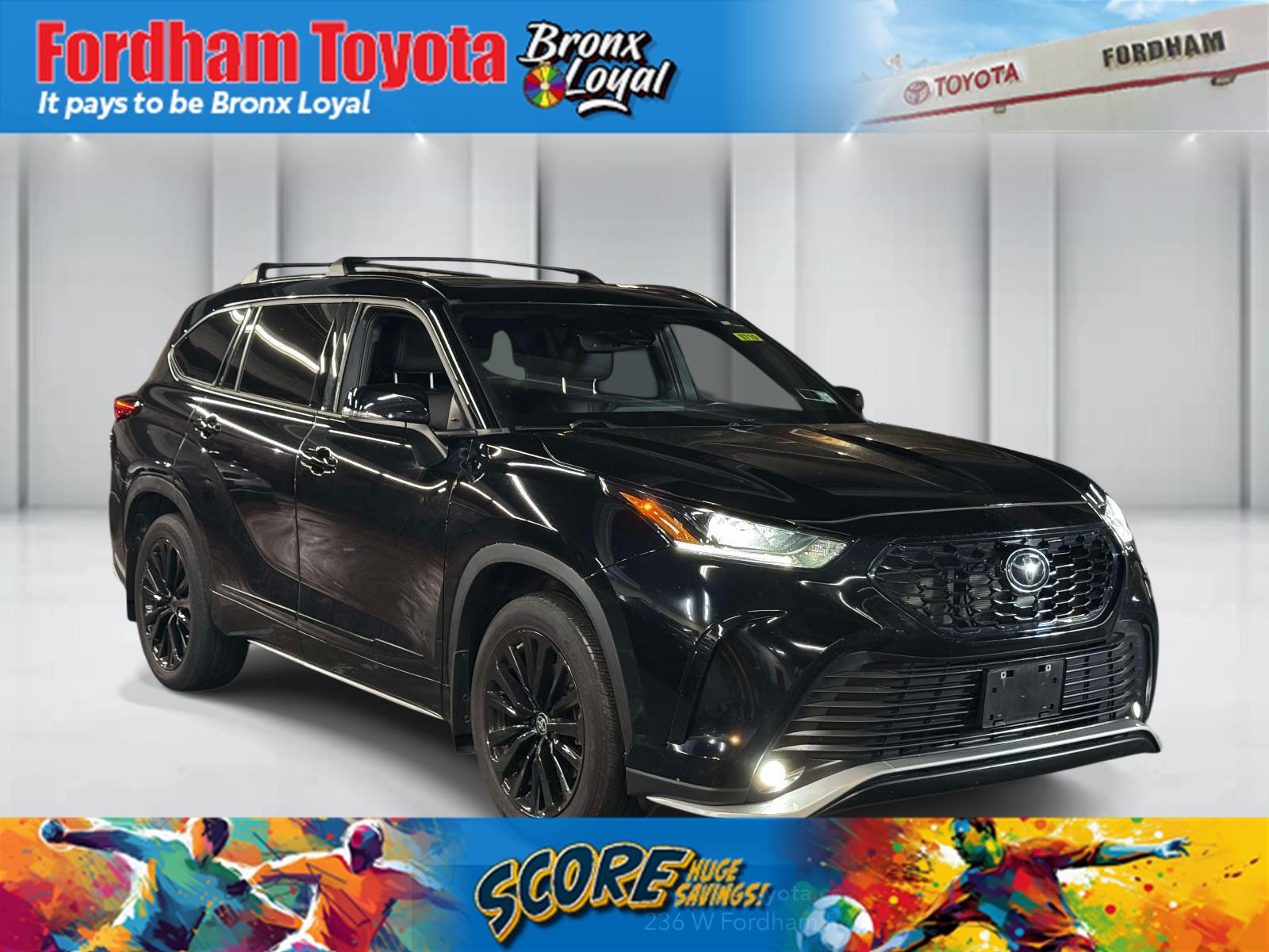 Midnight Black Metallic 2024 Toyota Highlander XSE AWD SUV / Crossover All-Wheel Drive Automatic